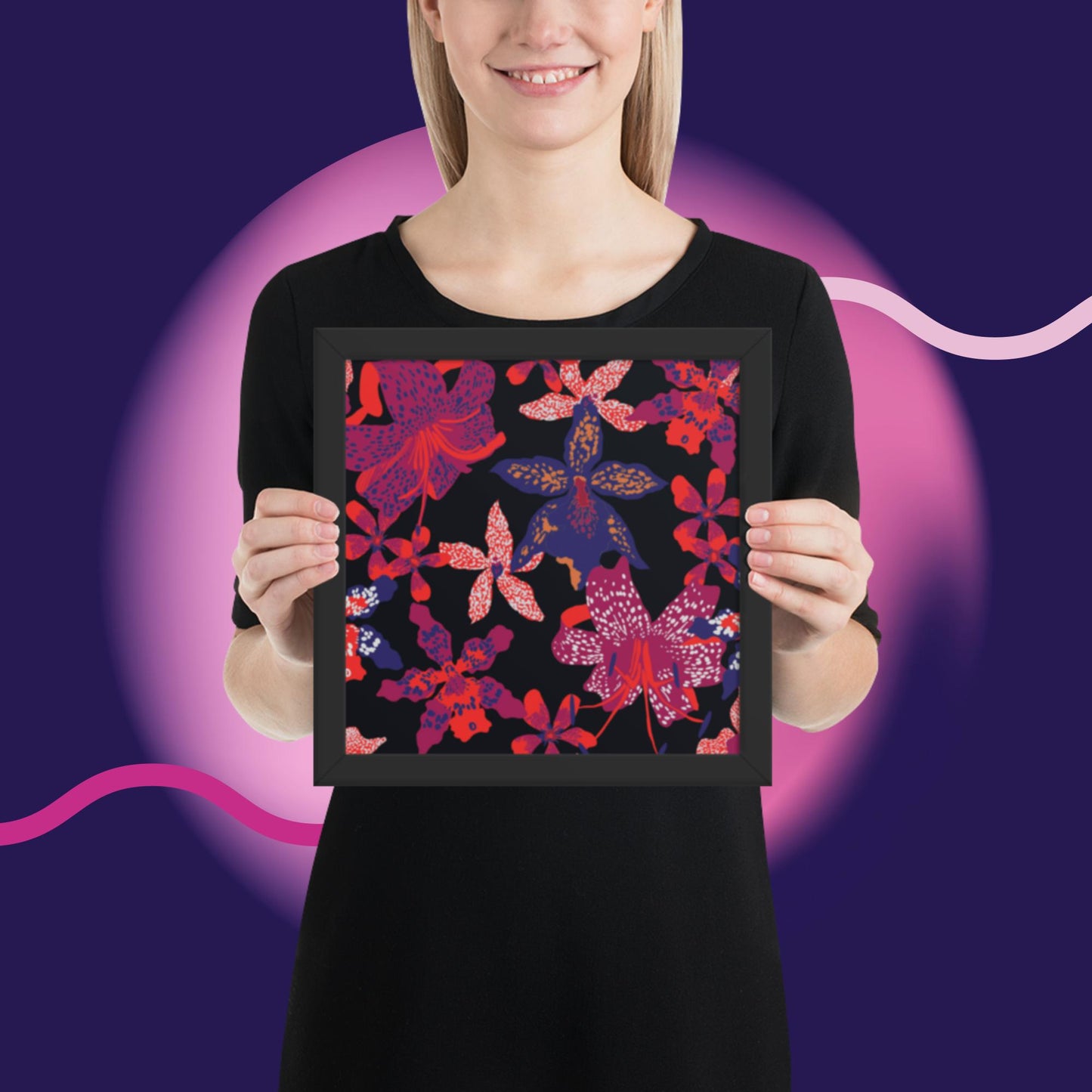 Pattern Art Framed Poster 98
