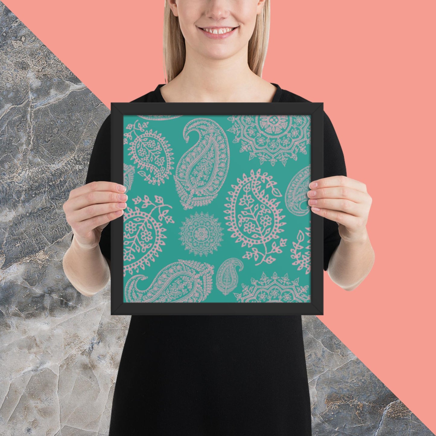 Pattern Art Framed Poster 1
