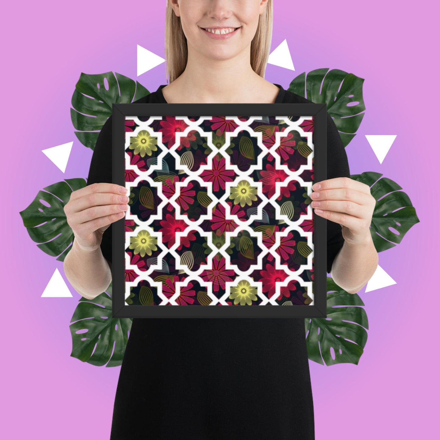 Pattern Art Framed Poster 15