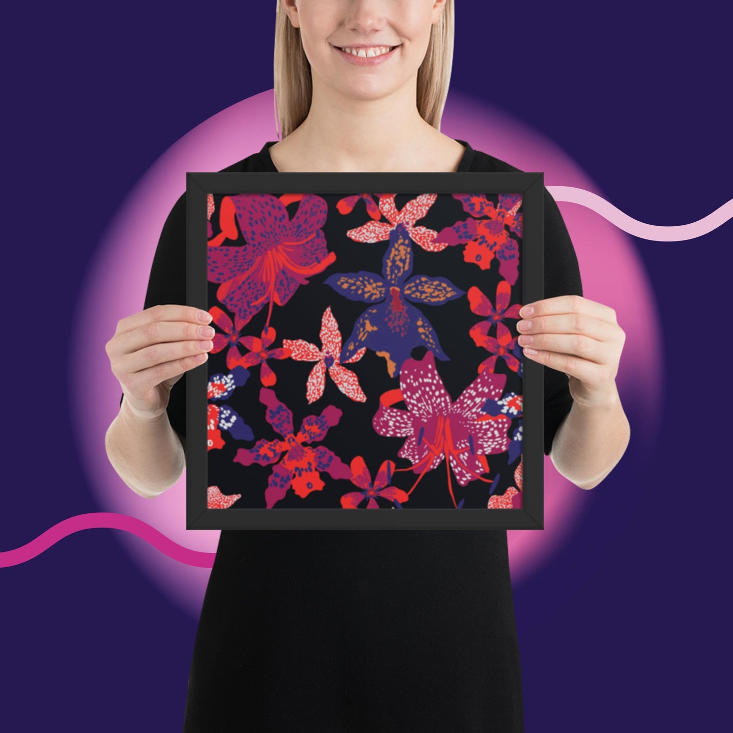 Pattern Art Framed Poster 98