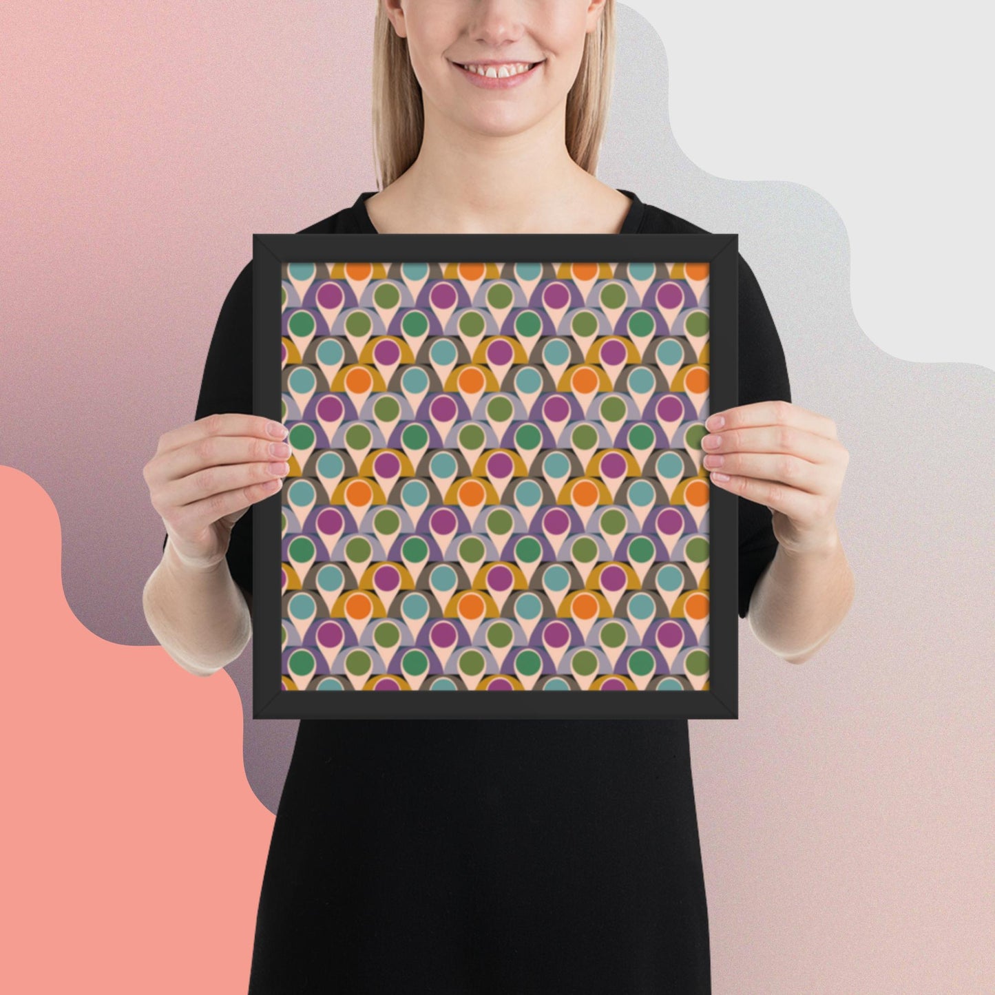 Pattern Art Framed Poster 99