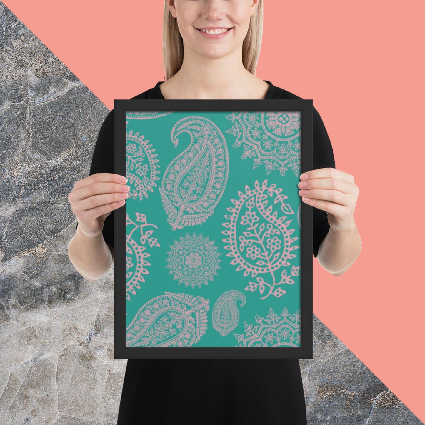 Pattern Art Framed Poster 1