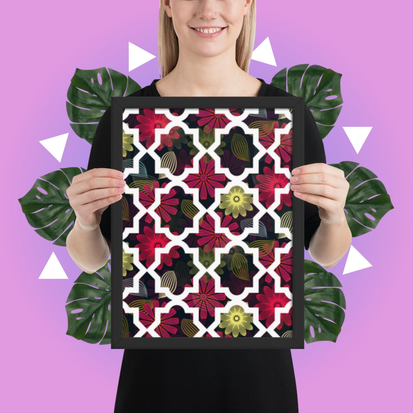 Pattern Art Framed Poster 15