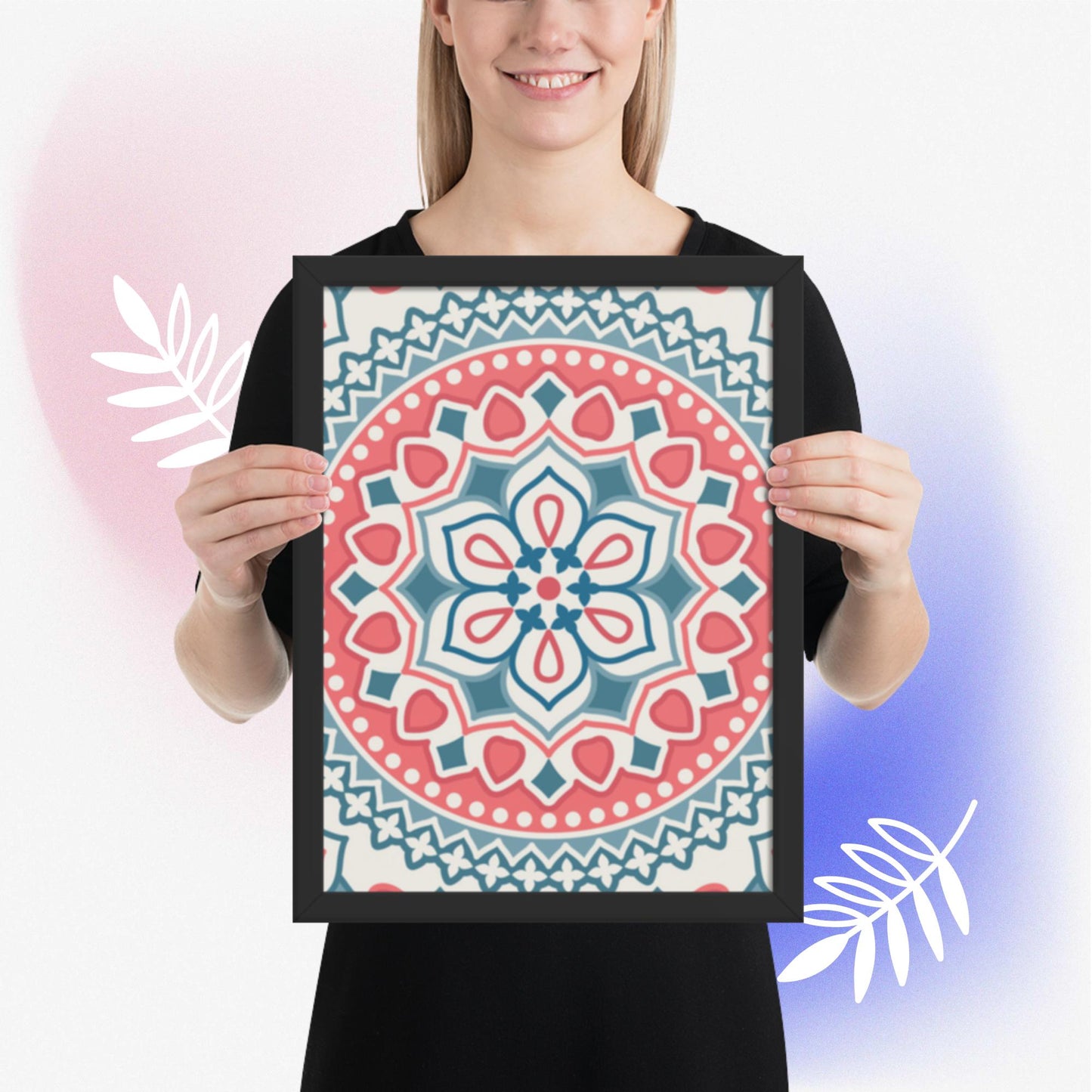 Pattern Art Framed Poster 34
