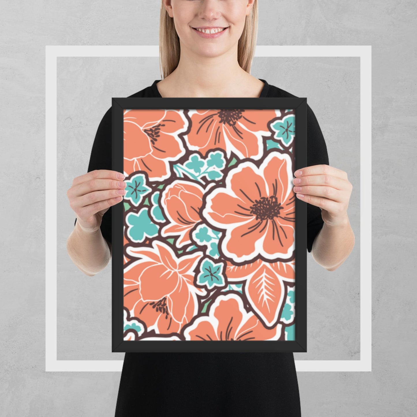 Pattern Art Framed Poster 37