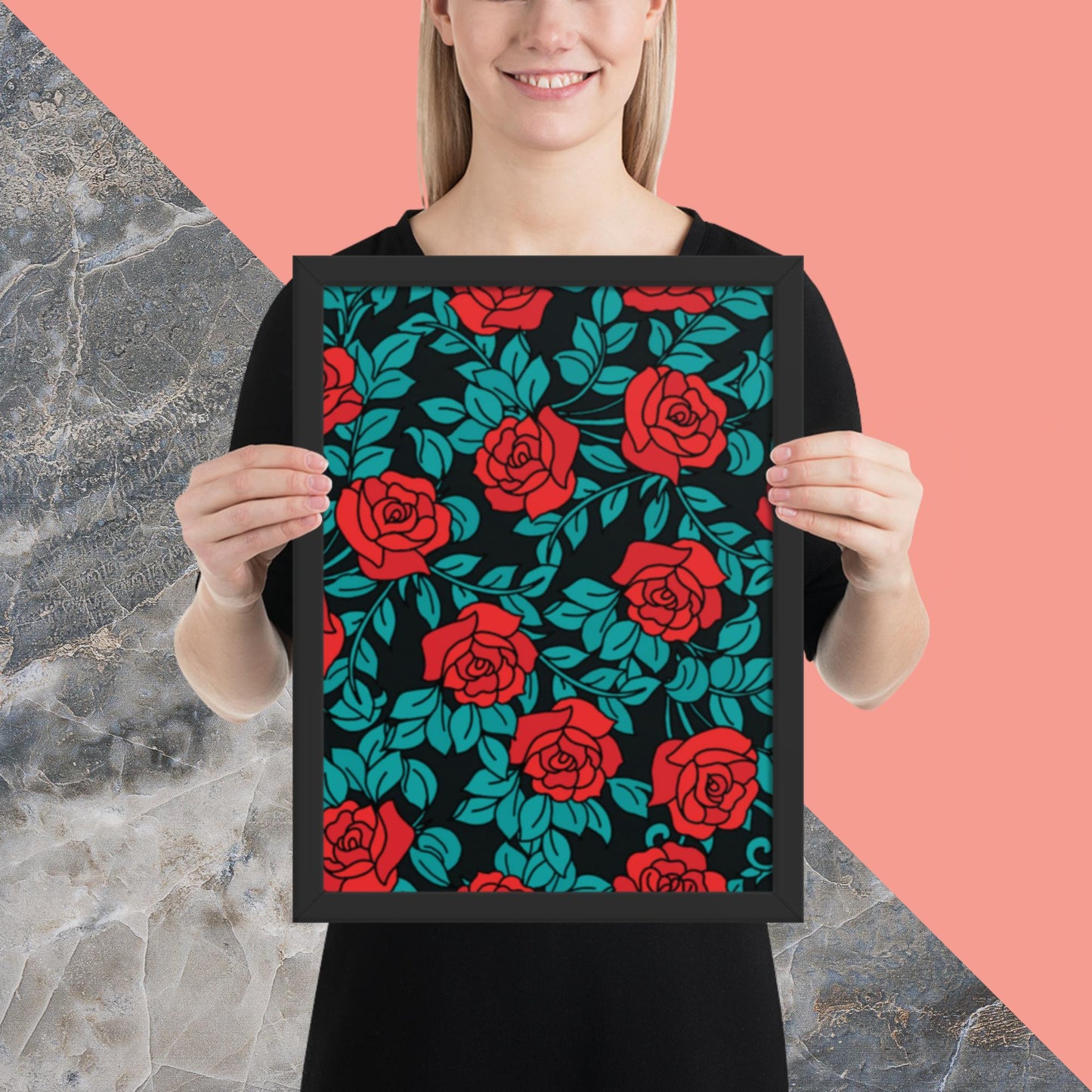 Pattern Art Framed Poster 49