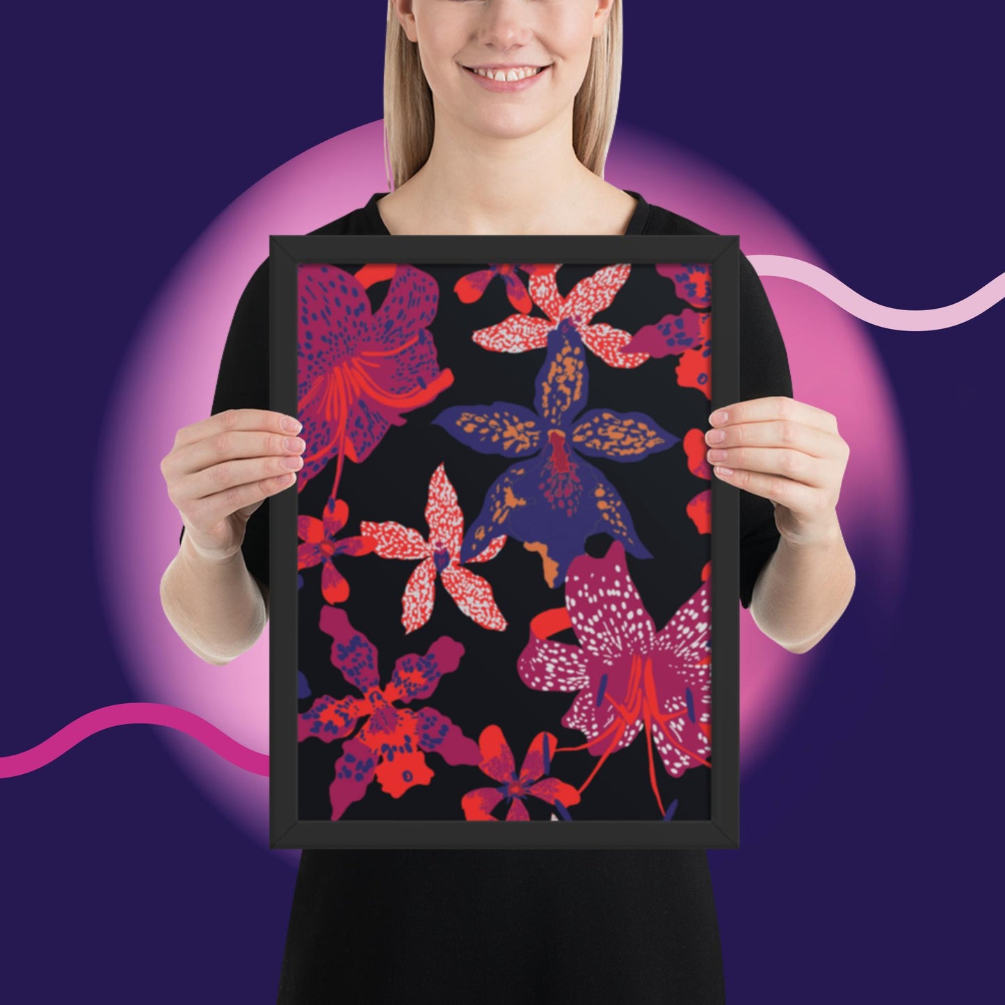 Pattern Art Framed Poster 98