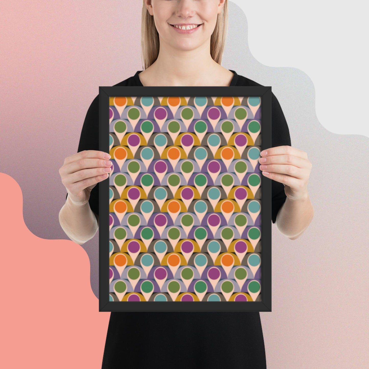 Pattern Art Framed Poster 99