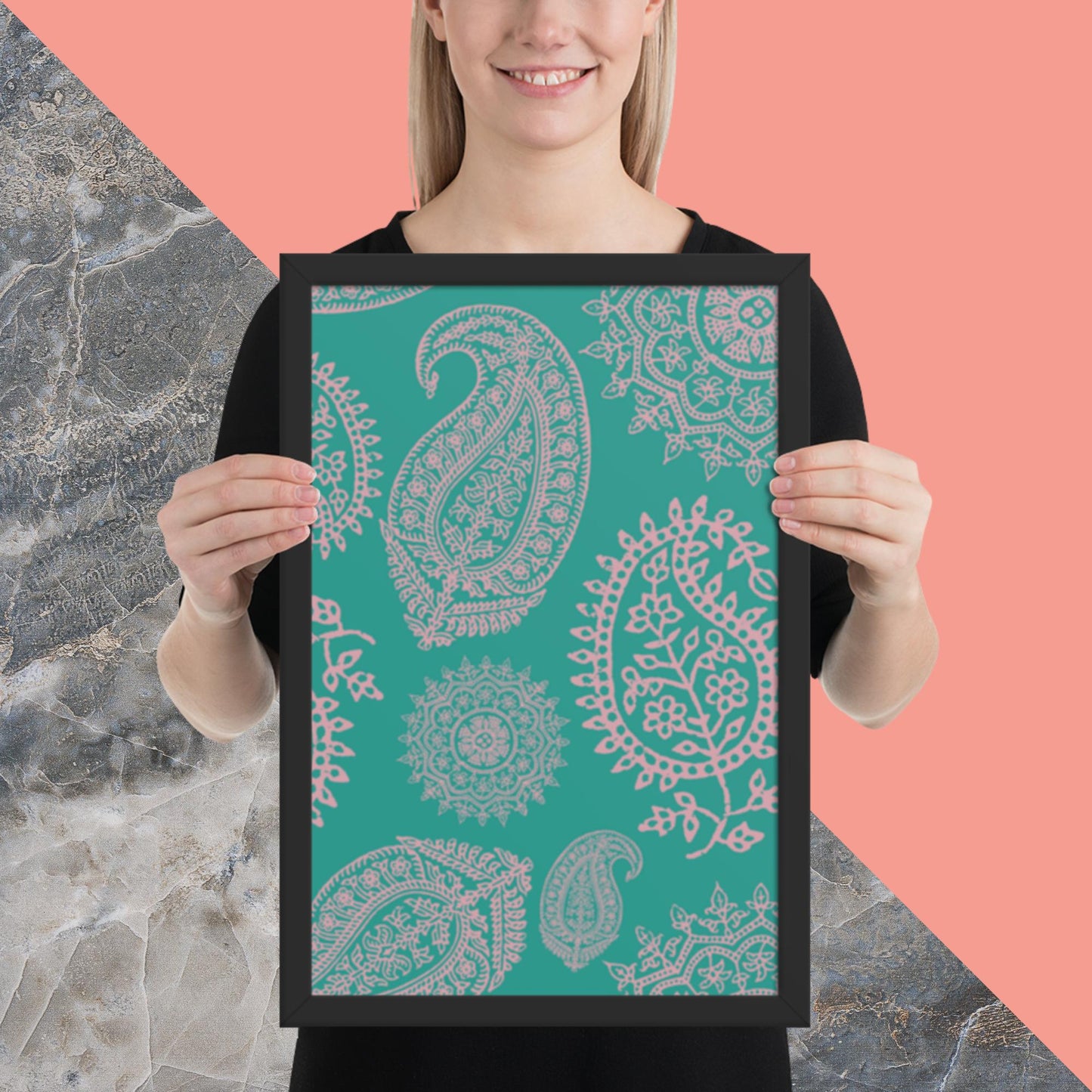 Pattern Art Framed Poster 1