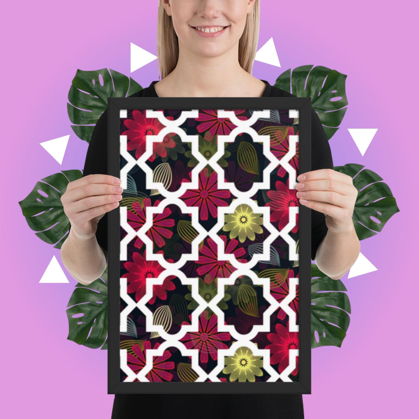 Pattern Art Framed Poster 15