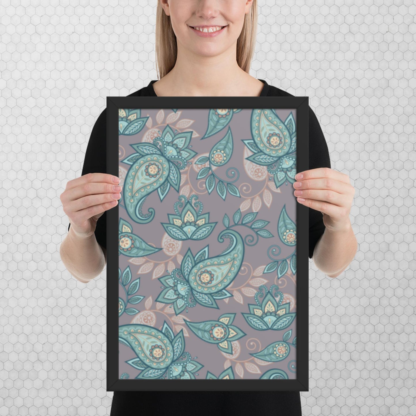 Pattern Art Framed Poster 18