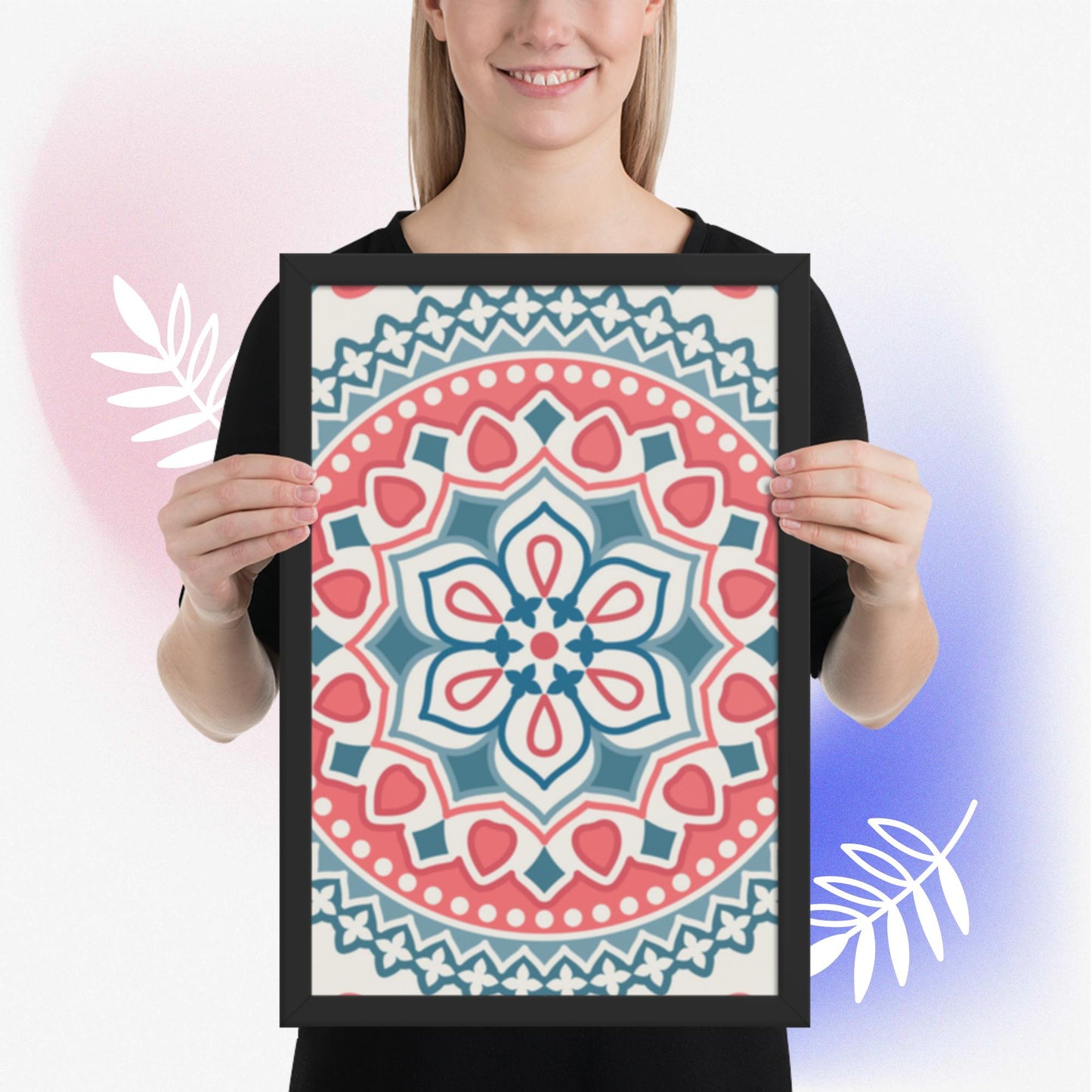 Pattern Art Framed Poster 34