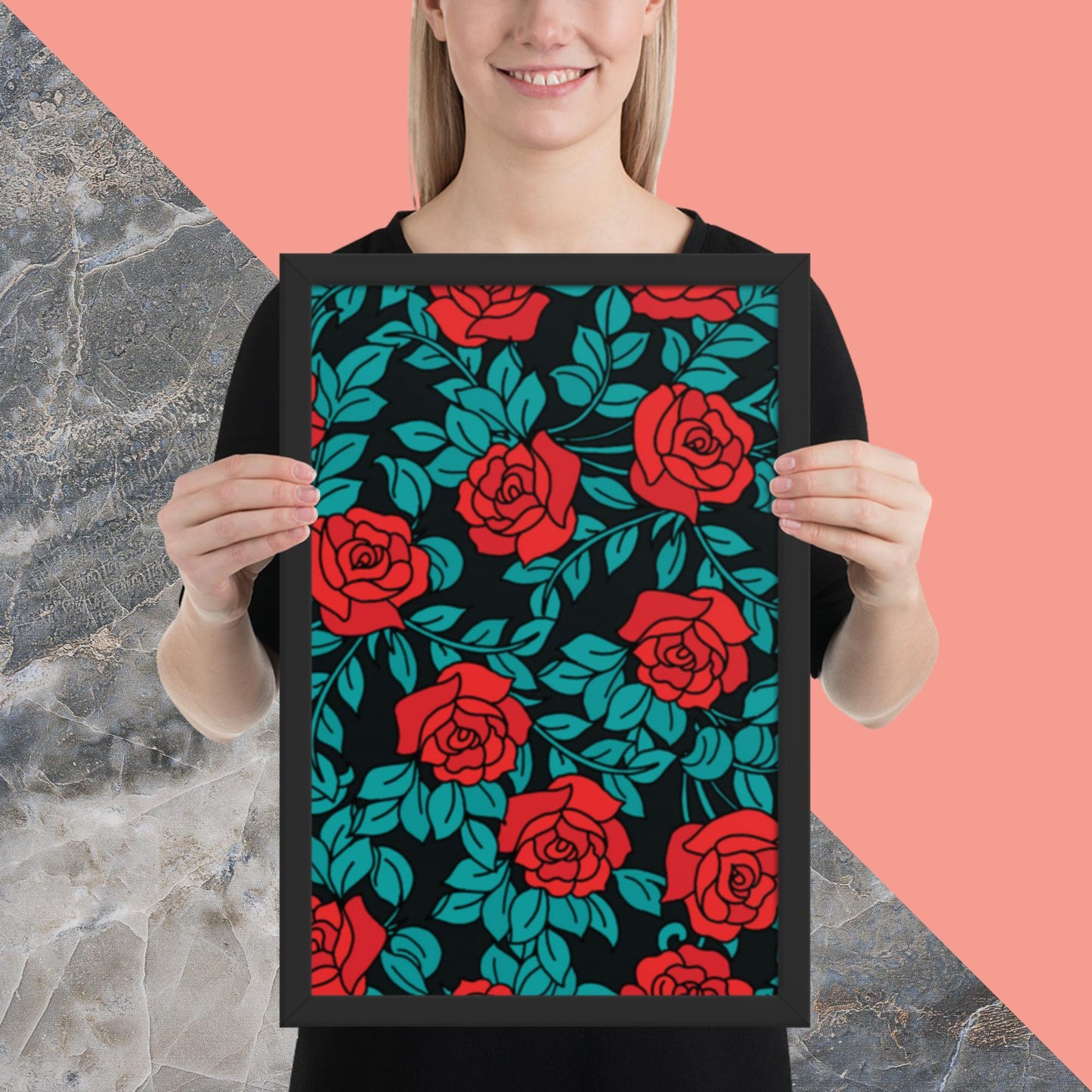 Pattern Art Framed Poster 49