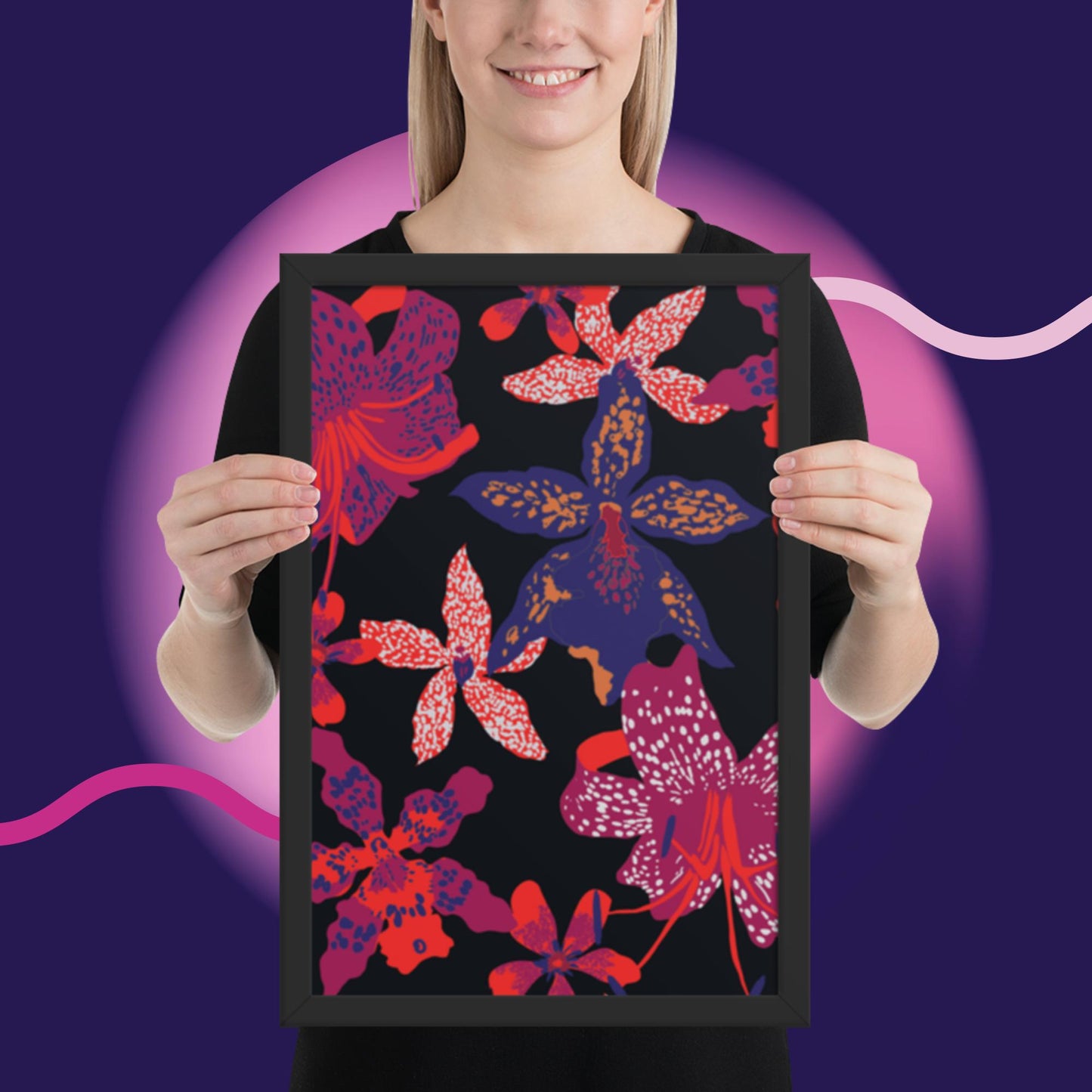 Pattern Art Framed Poster 98
