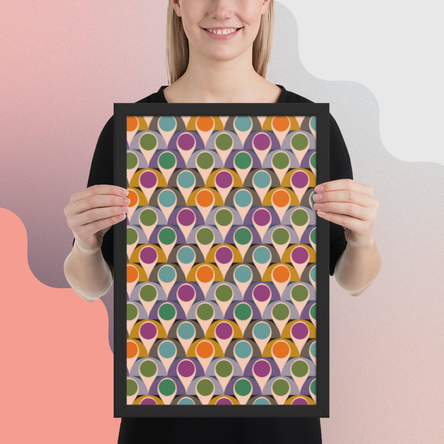Pattern Art Framed Poster 99