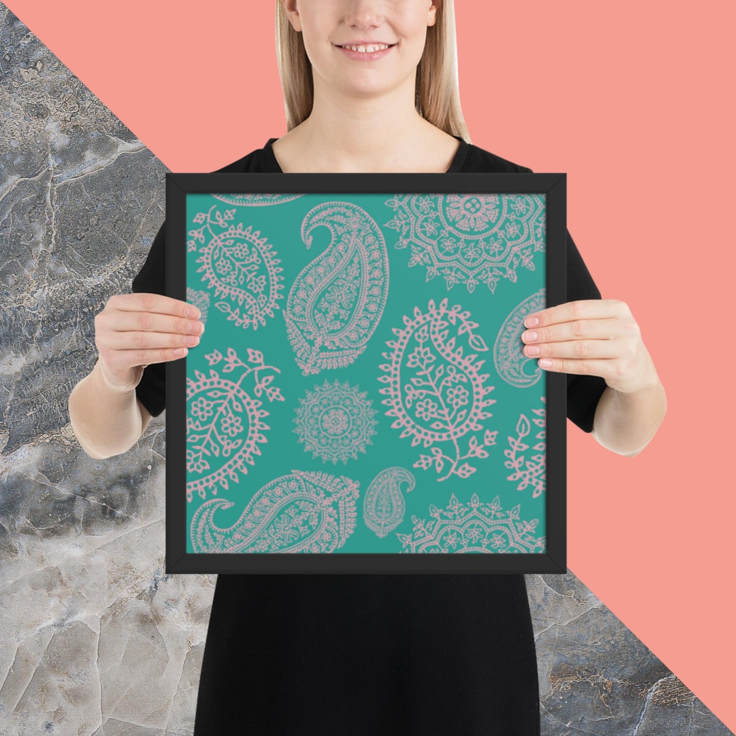 Pattern Art Framed Poster 1