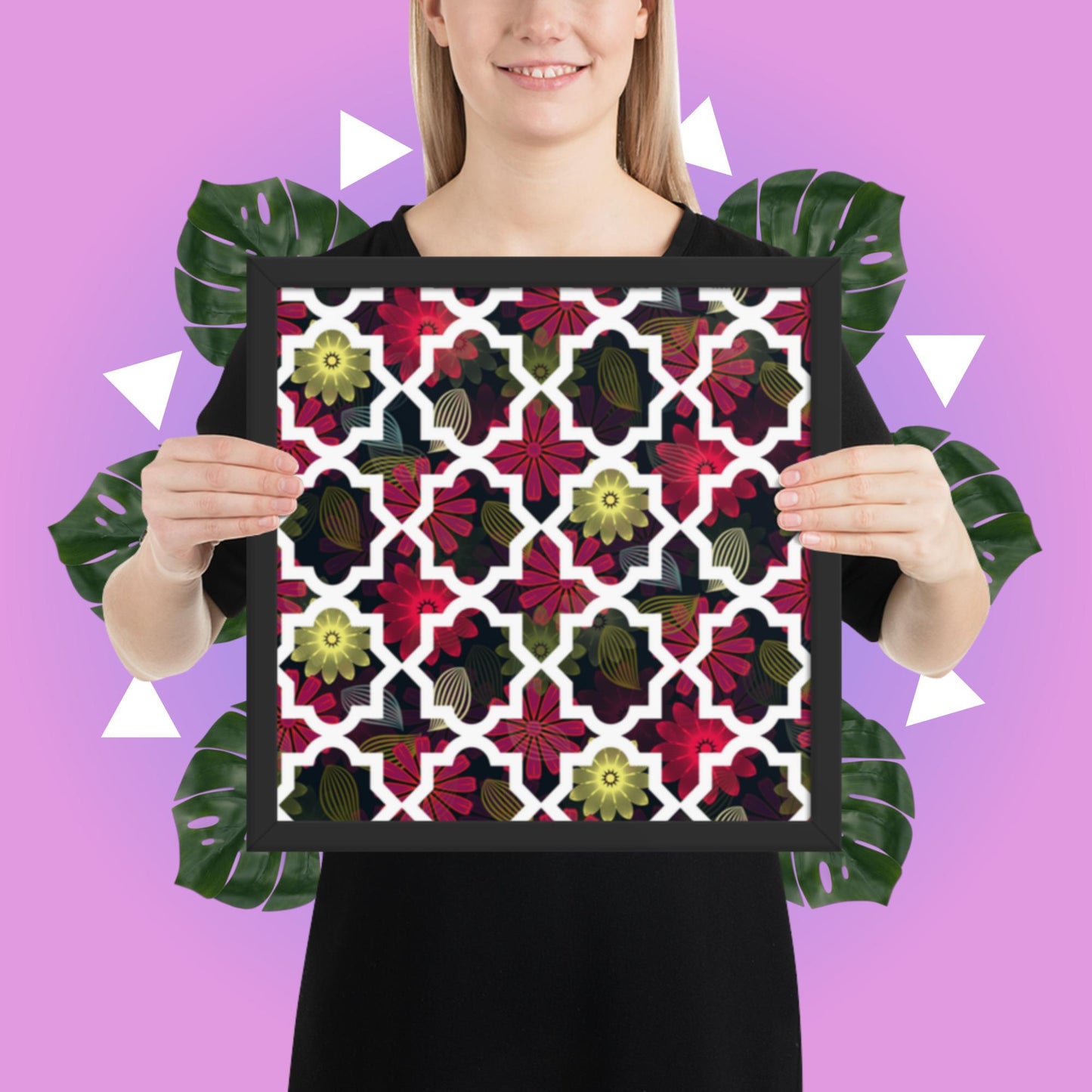 Pattern Art Framed Poster 15
