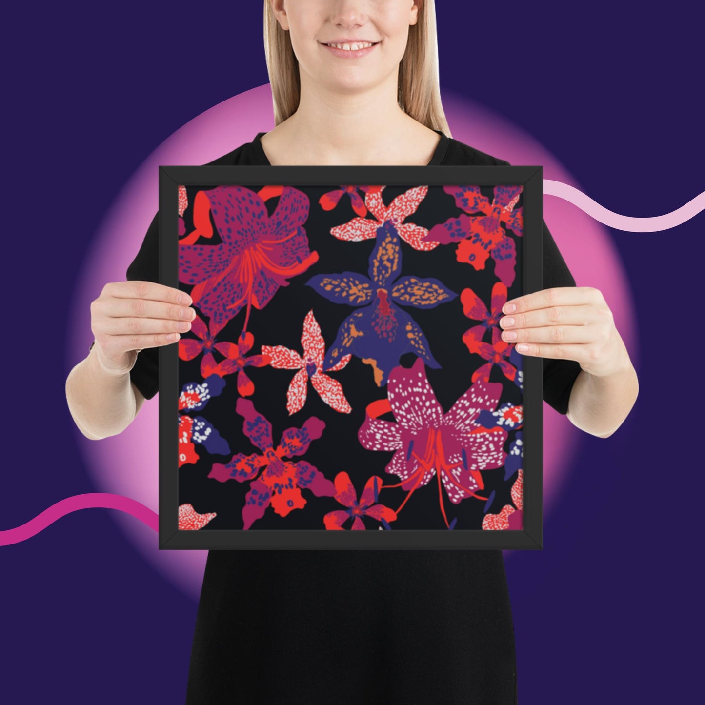 Pattern Art Framed Poster 98