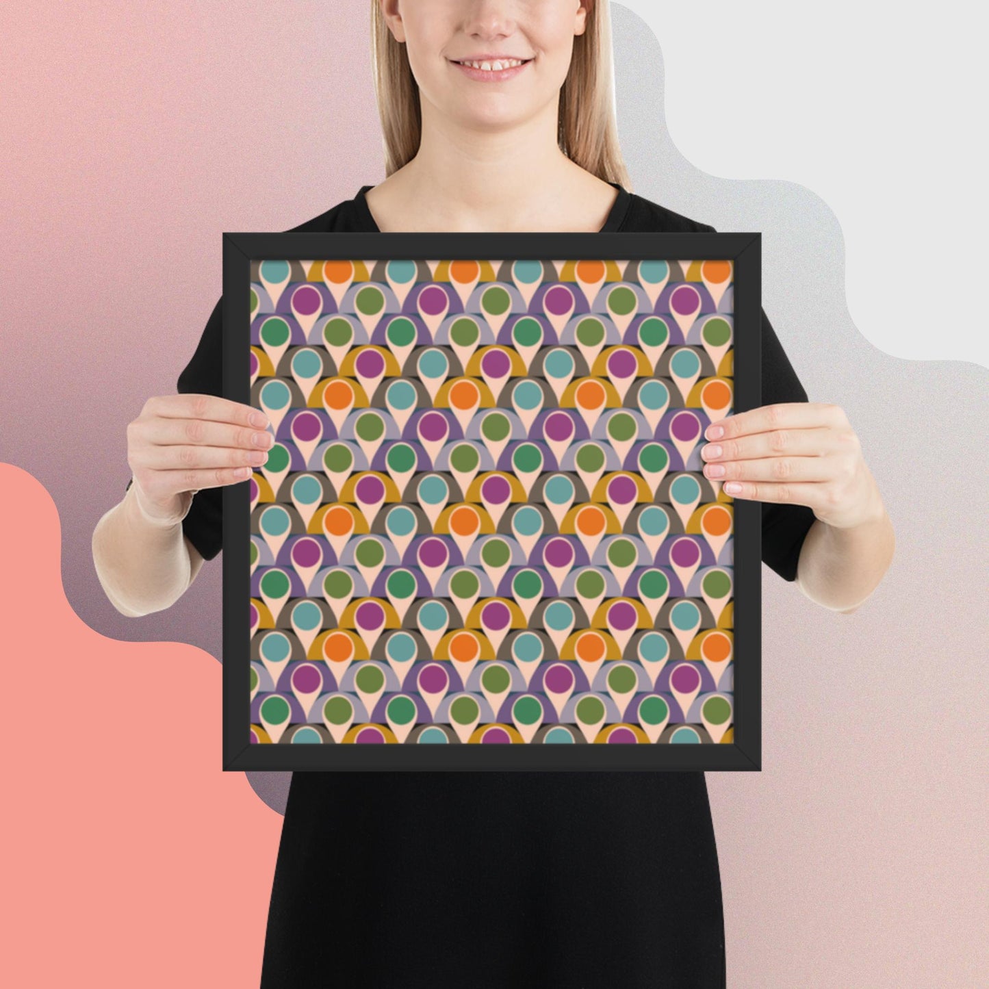 Pattern Art Framed Poster 99