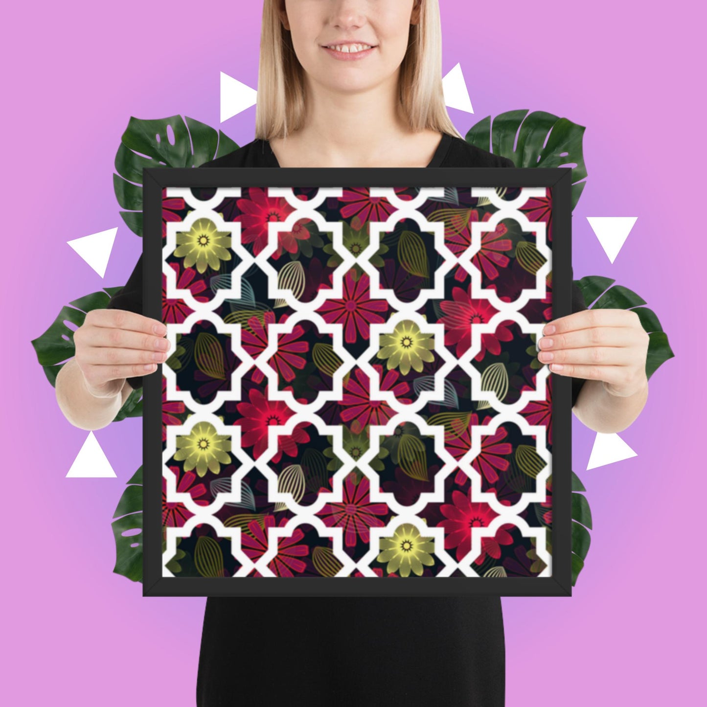Pattern Art Framed Poster 15