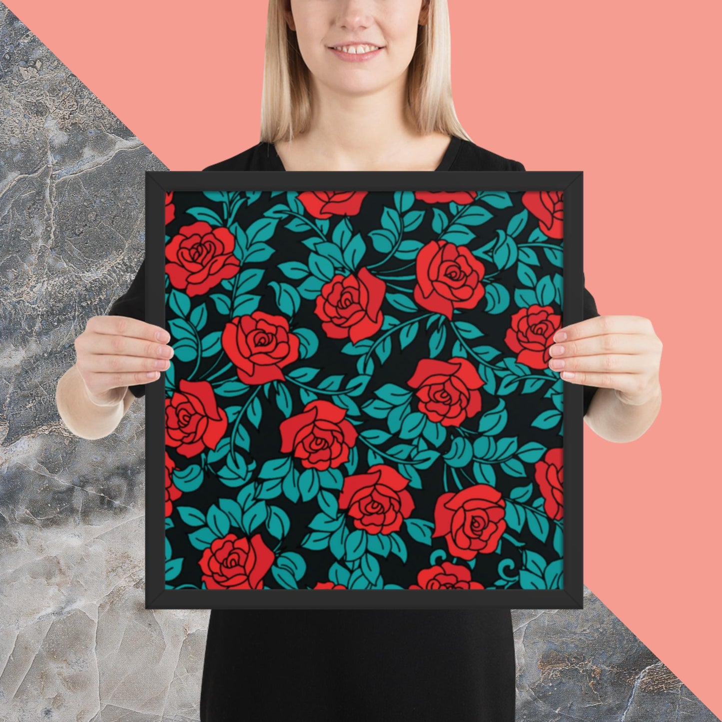 Pattern Art Framed Poster 49