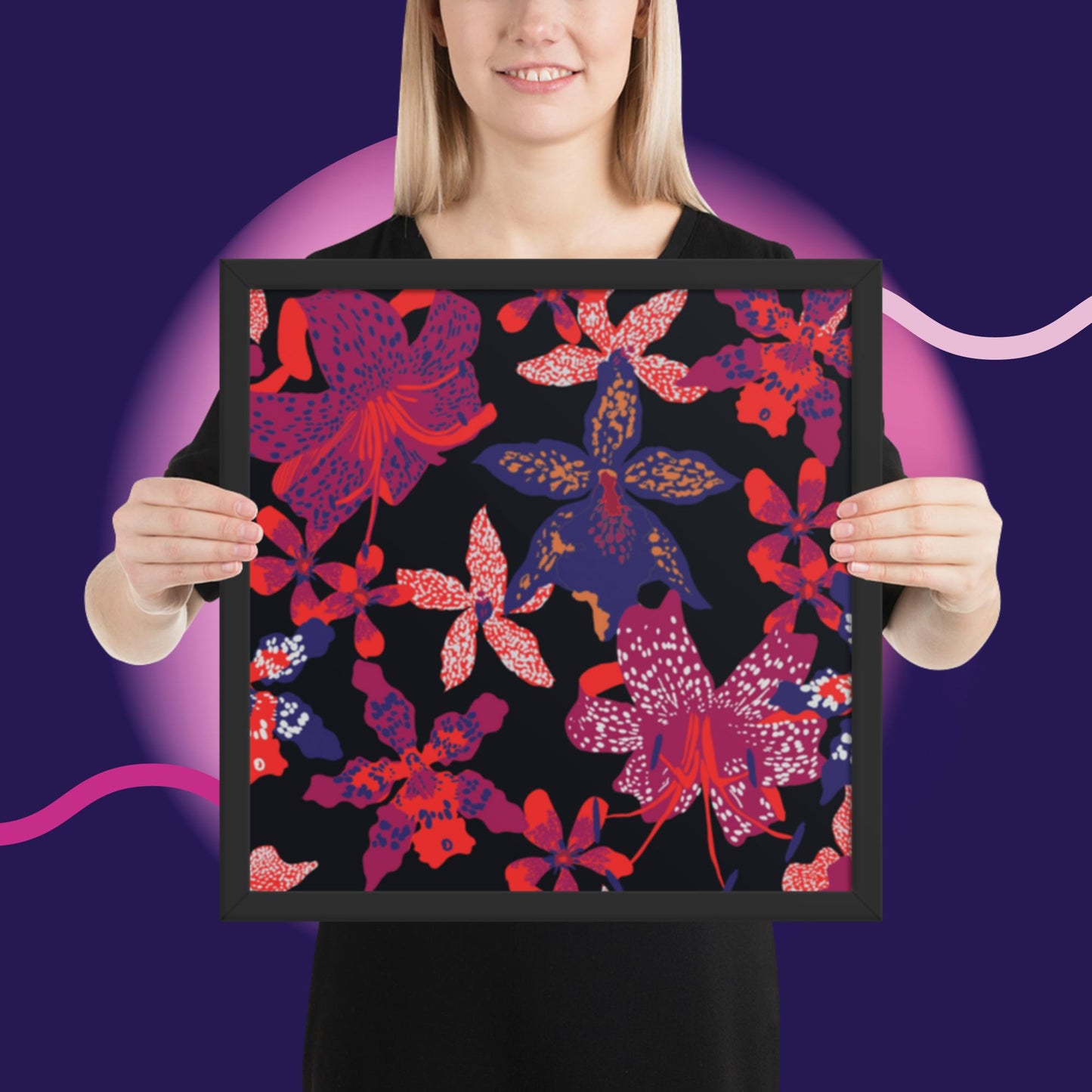 Pattern Art Framed Poster 98