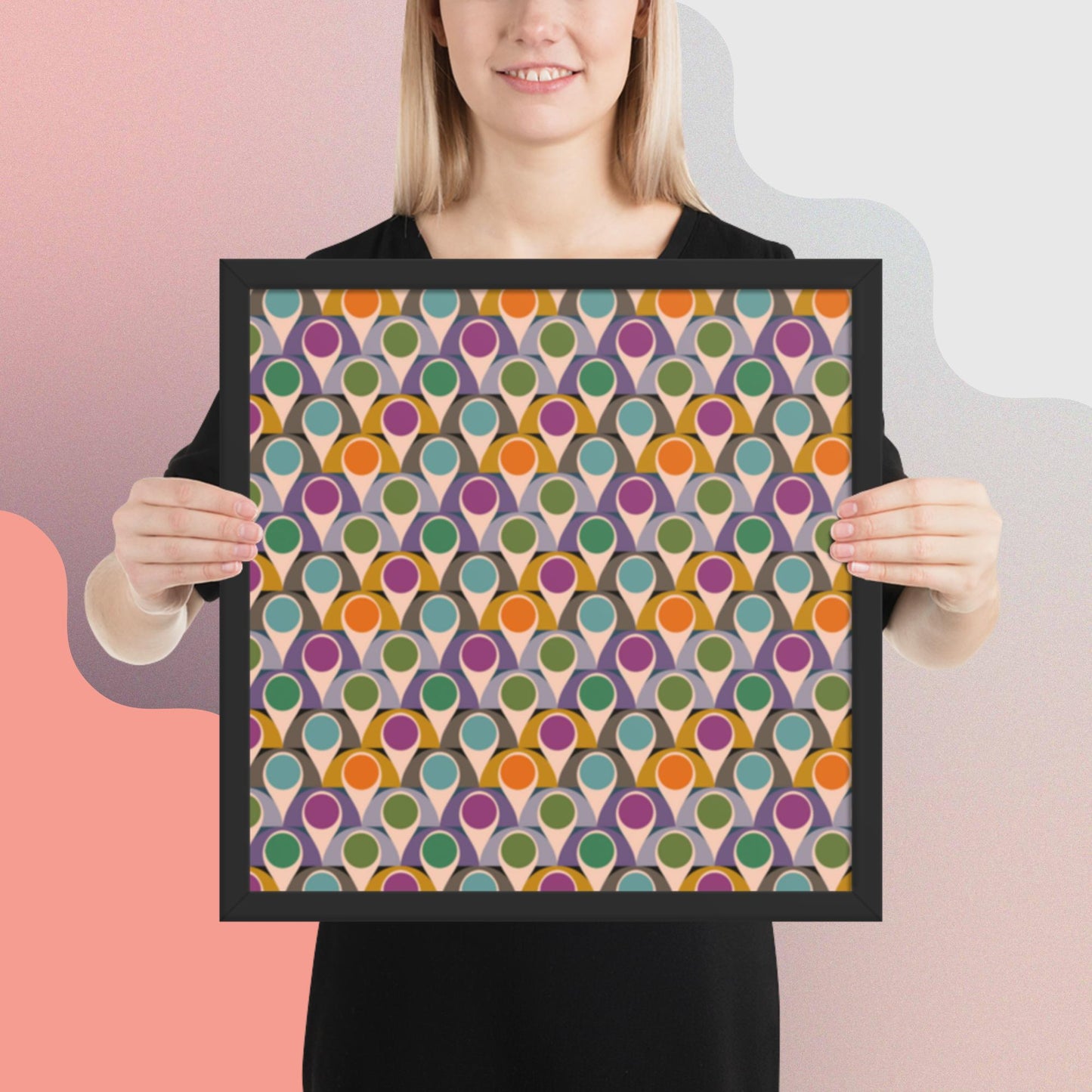 Pattern Art Framed Poster 99