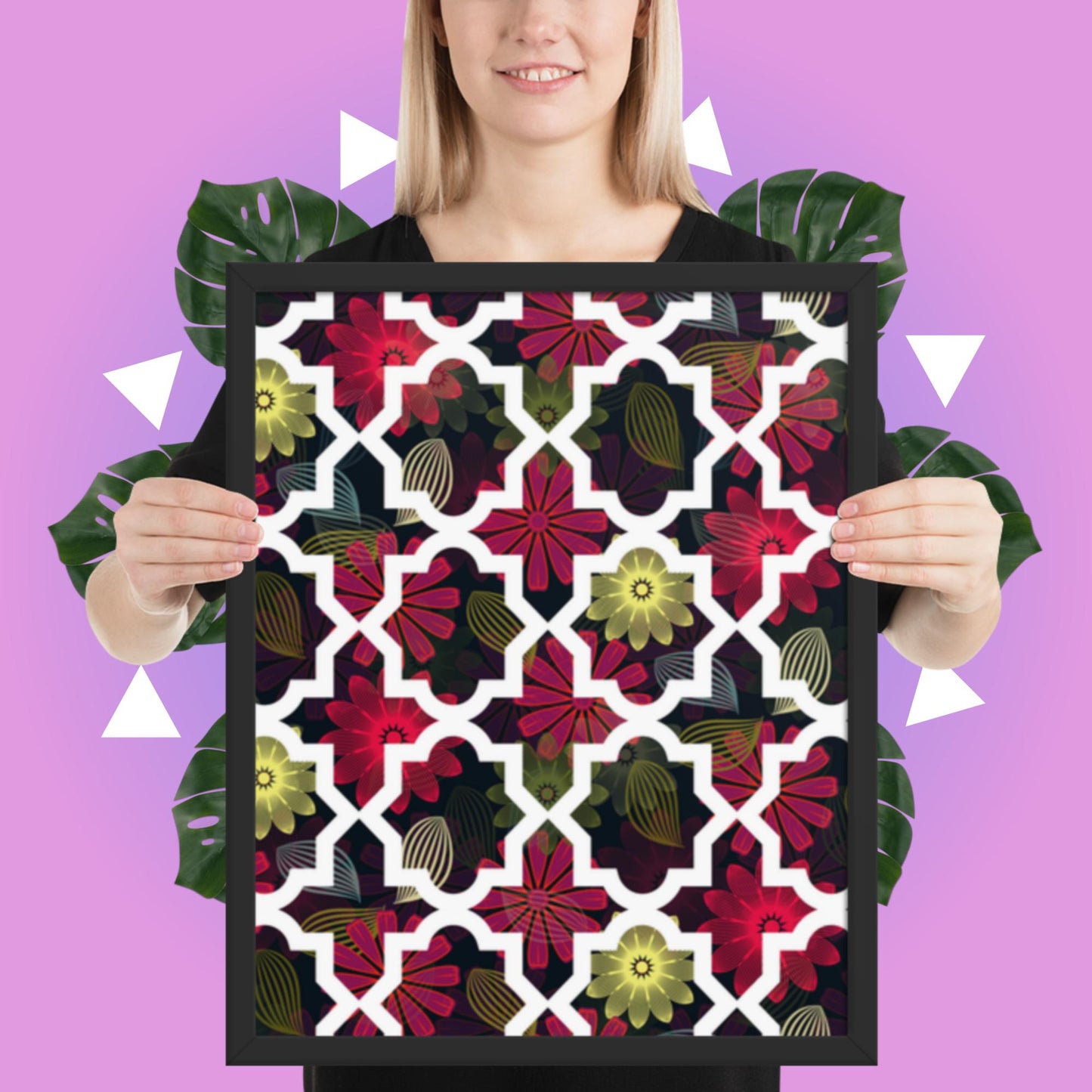 Pattern Art Framed Poster 15