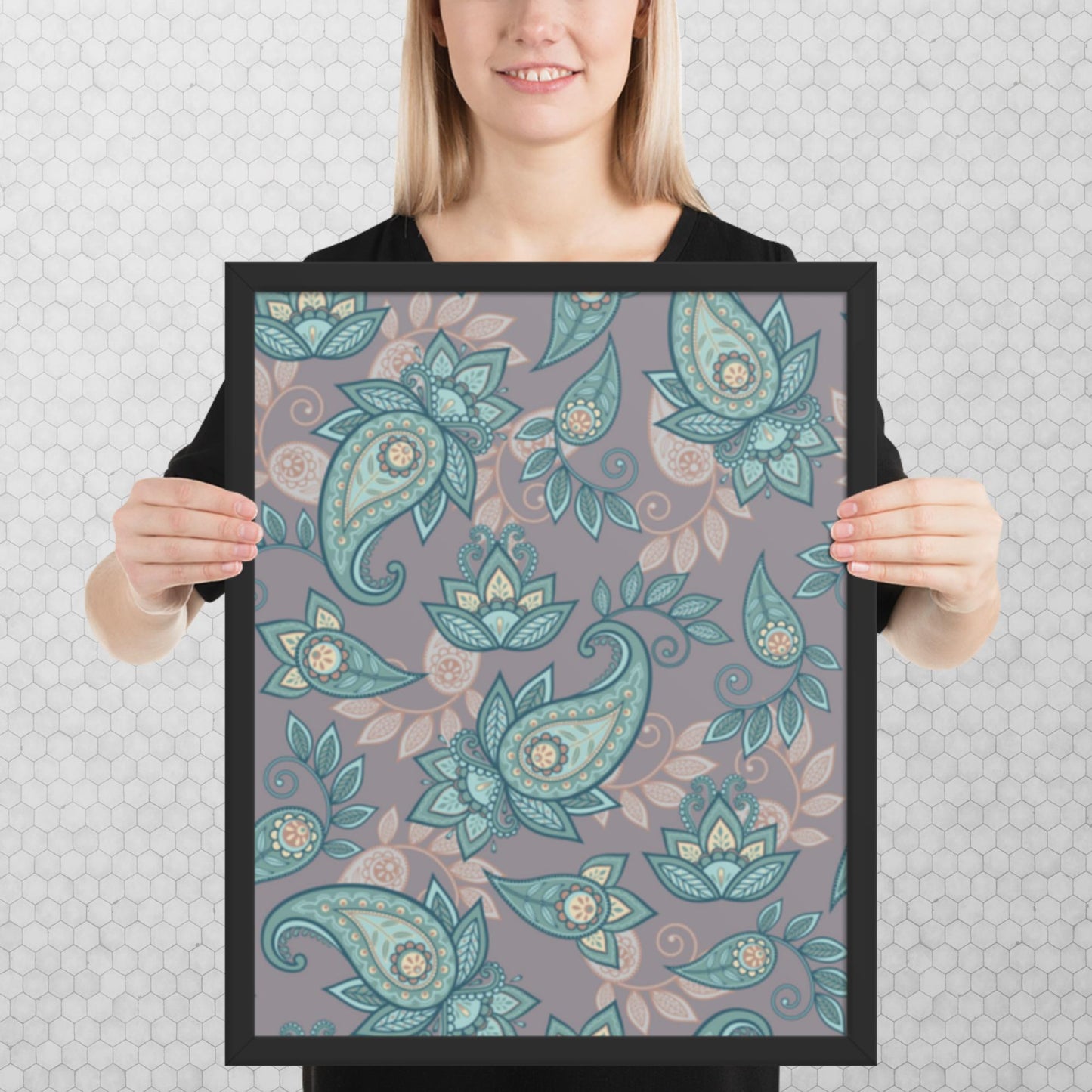 Pattern Art Framed Poster 18