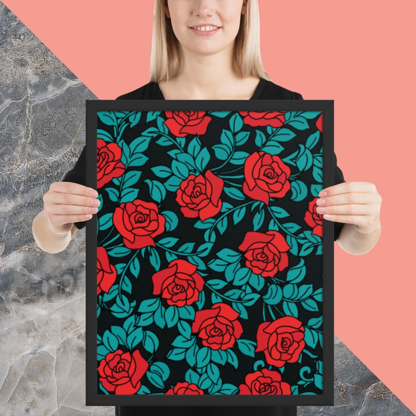 Pattern Art Framed Poster 49