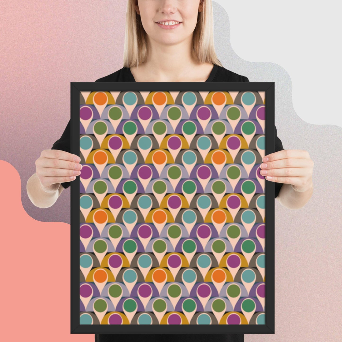 Pattern Art Framed Poster 99