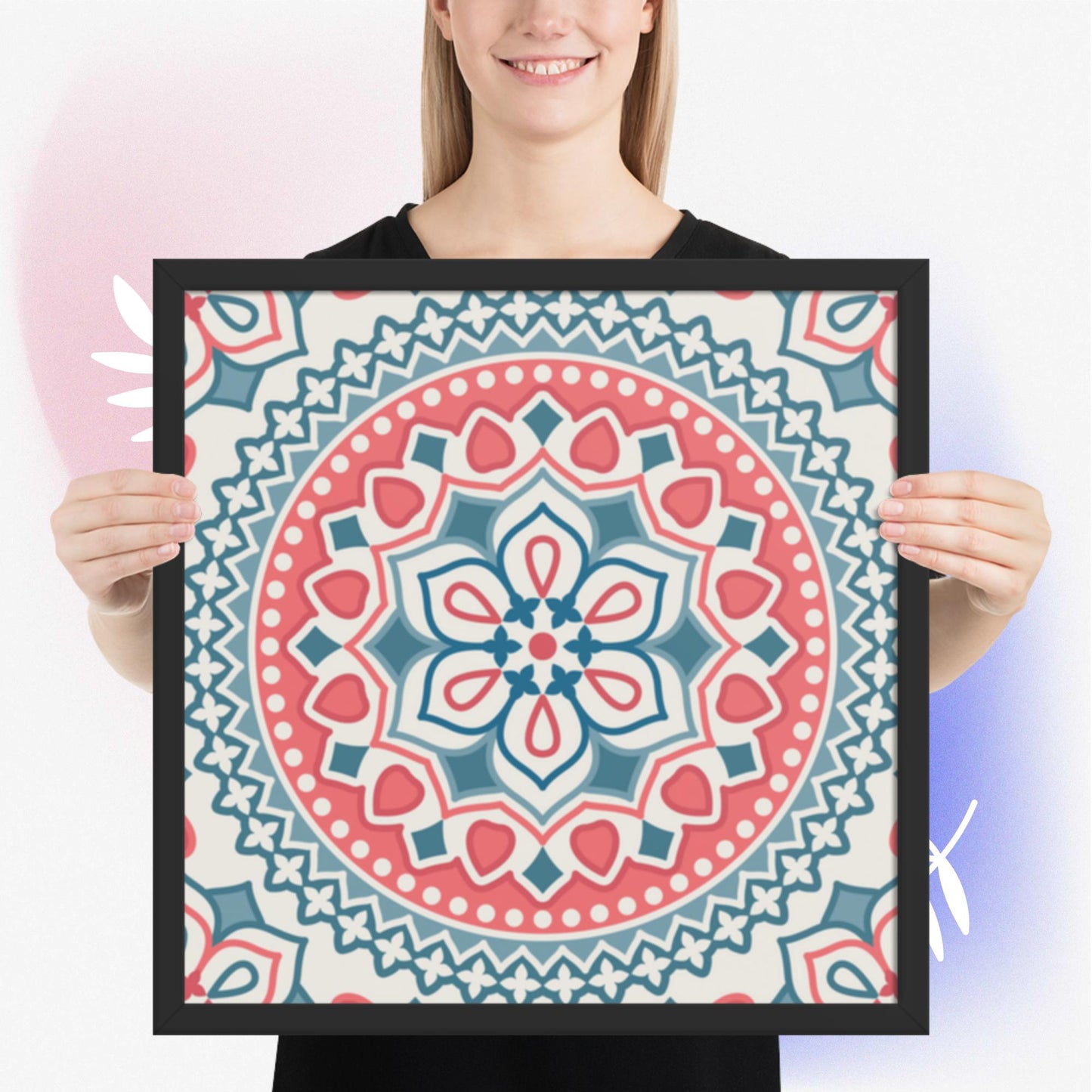 Pattern Art Framed Poster 34