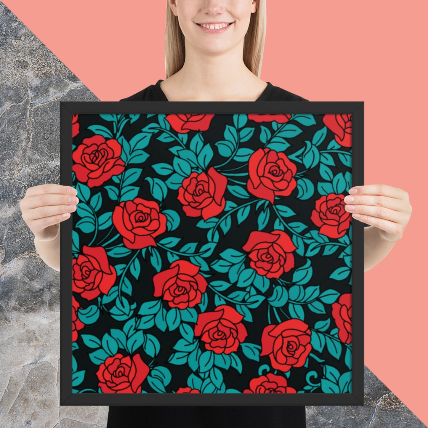 Pattern Art Framed Poster 49