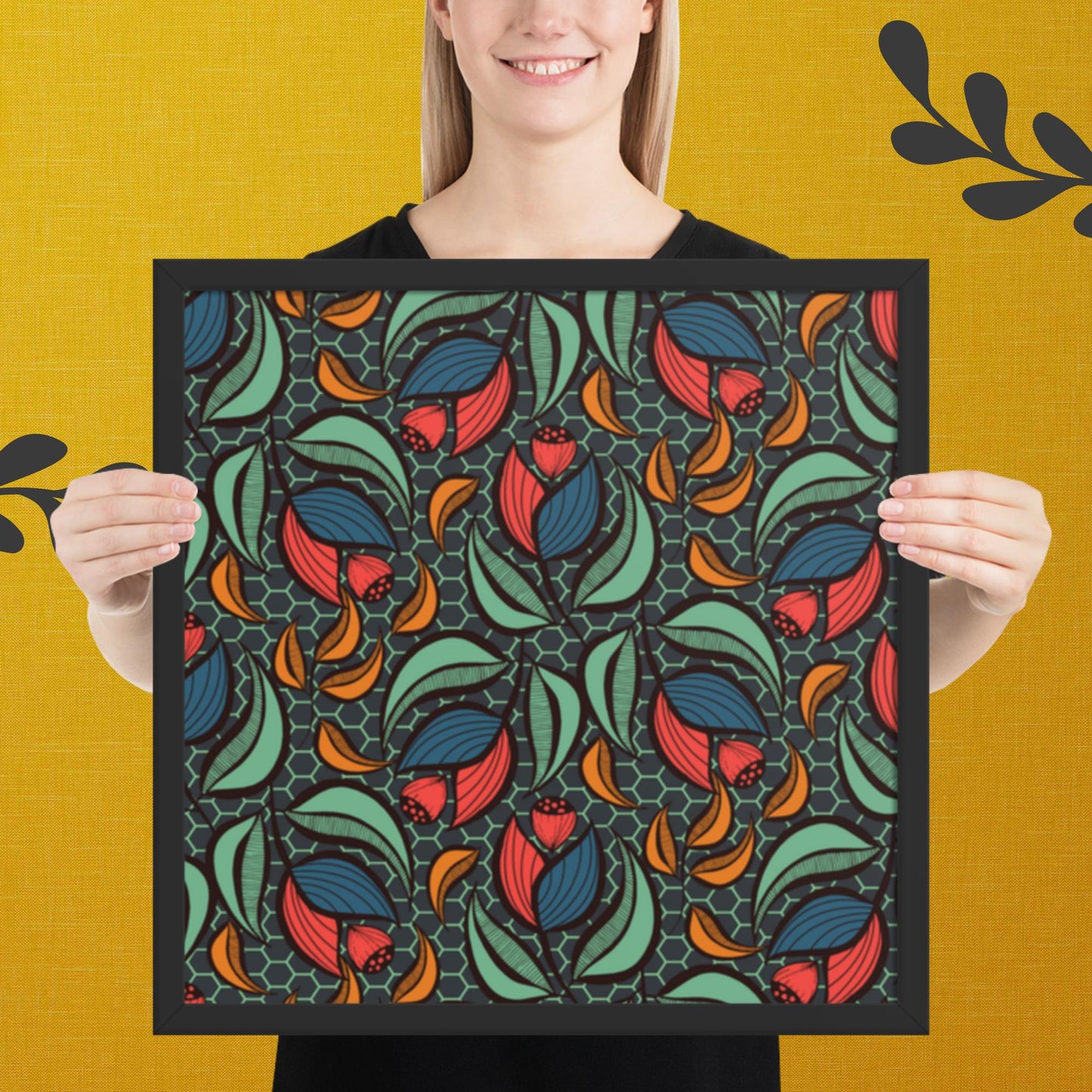 Pattern Art Framed Poster 65