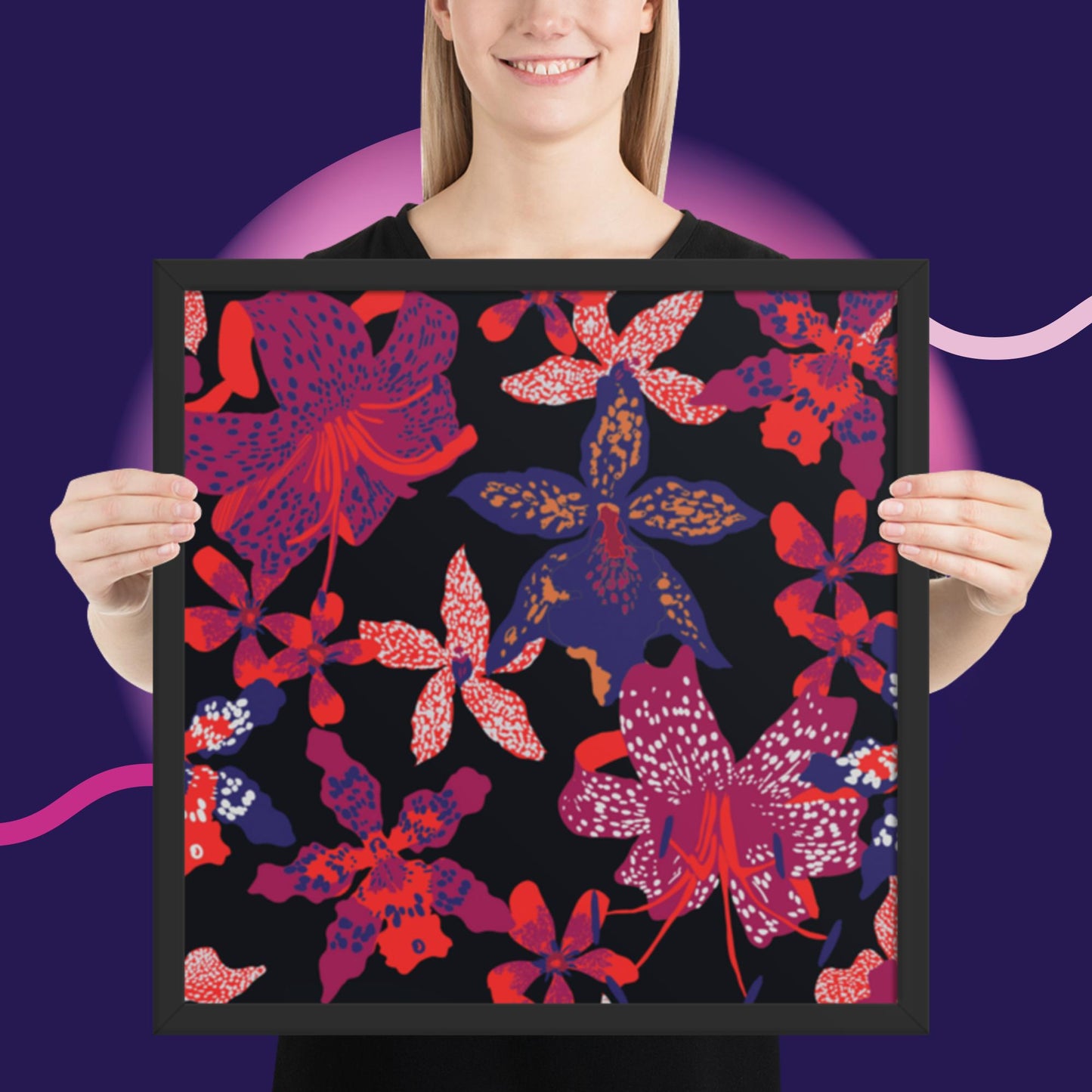 Pattern Art Framed Poster 98
