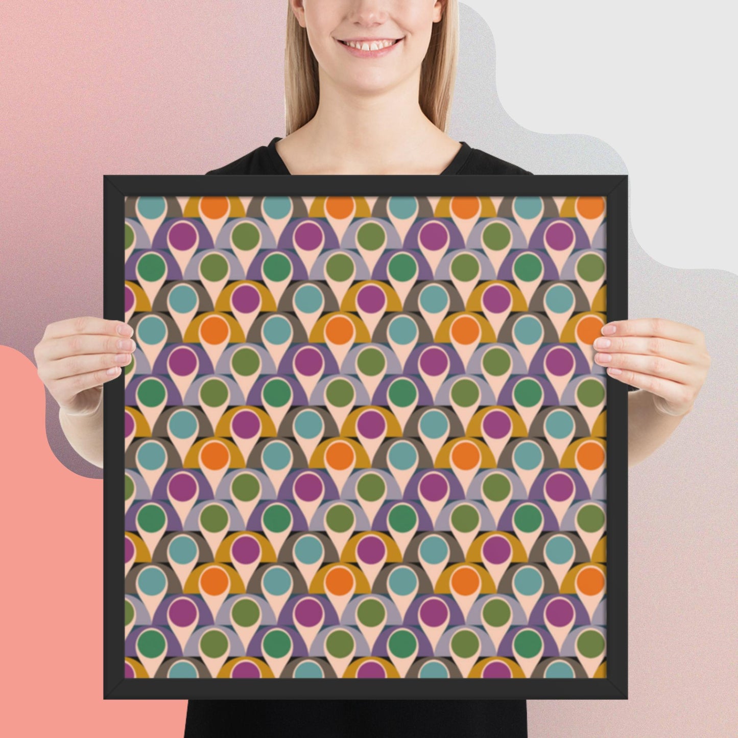 Pattern Art Framed Poster 99