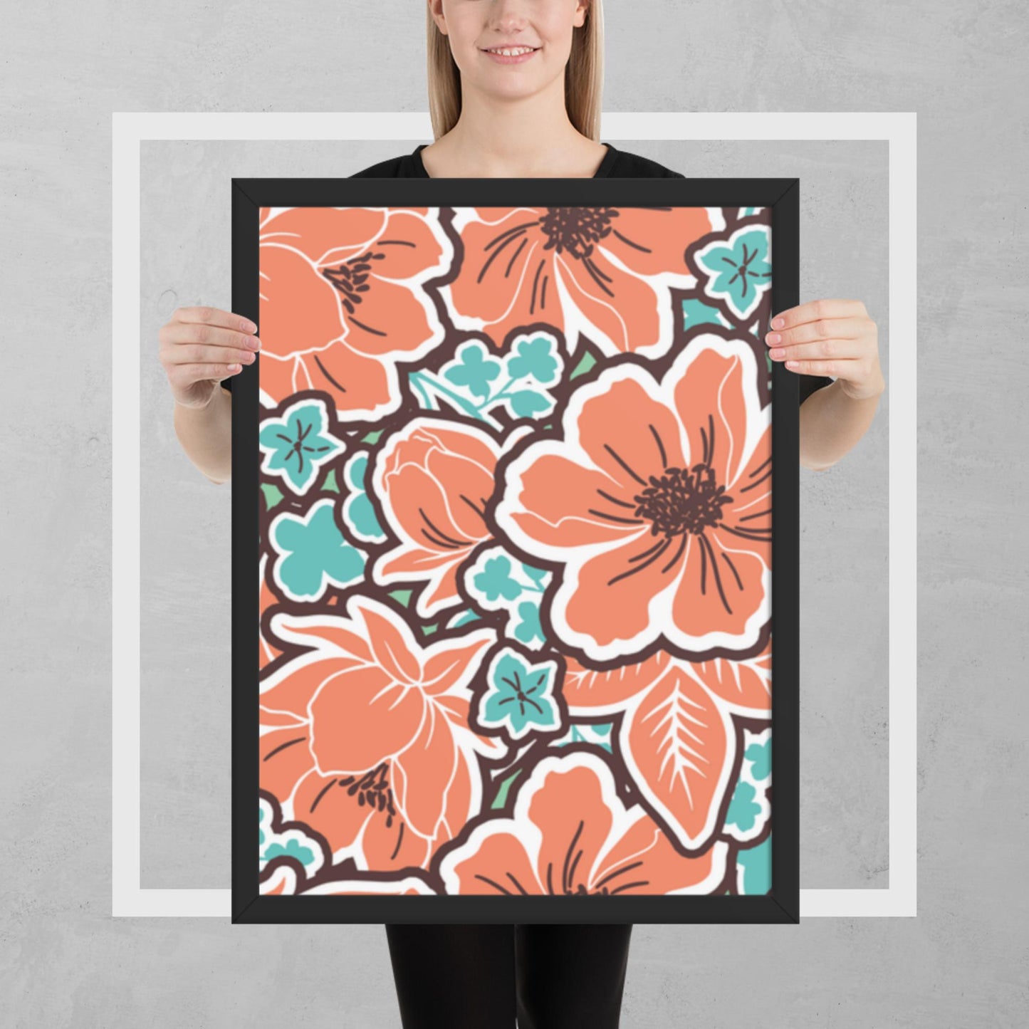 Pattern Art Framed Poster 37