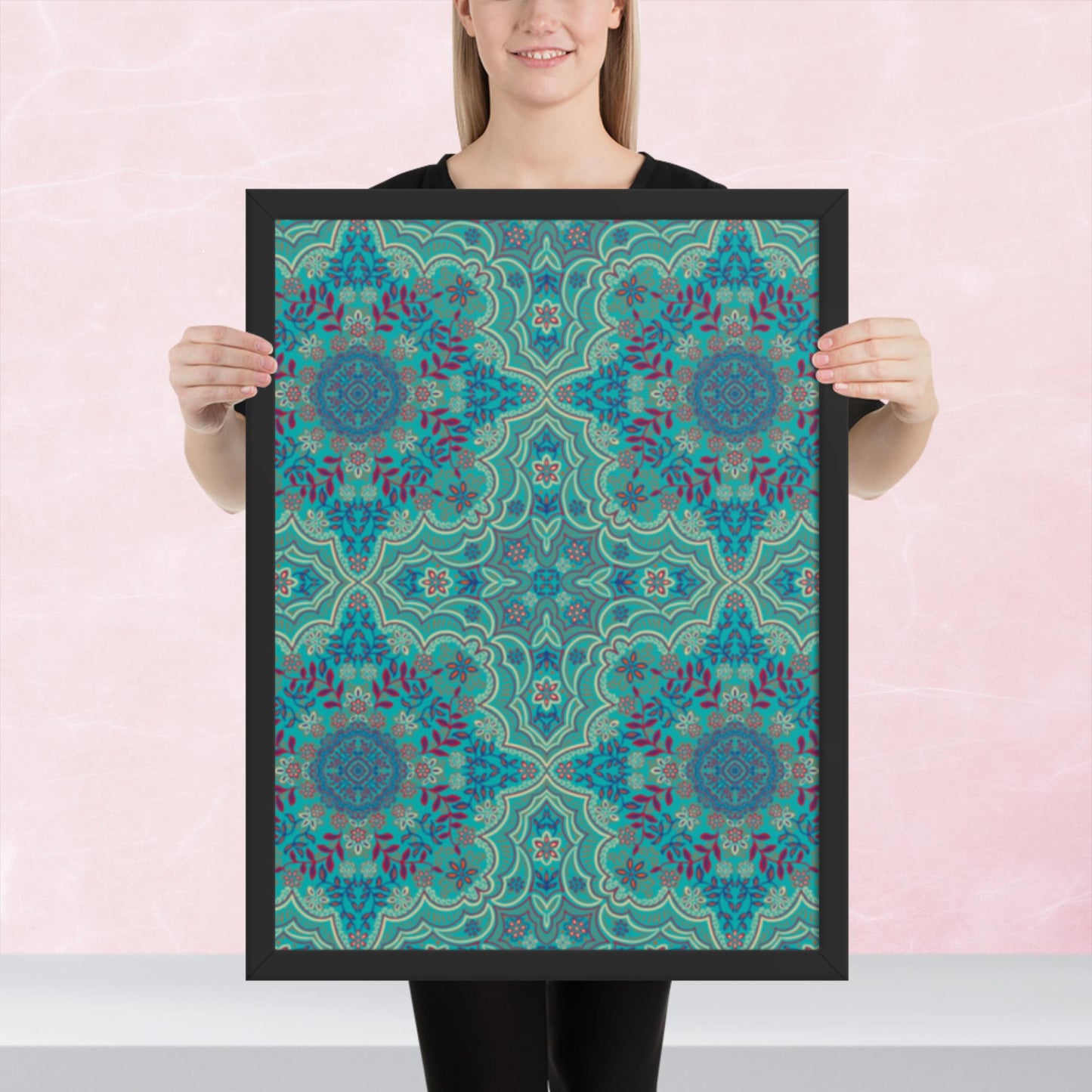 Pattern Art Framed Poster 64