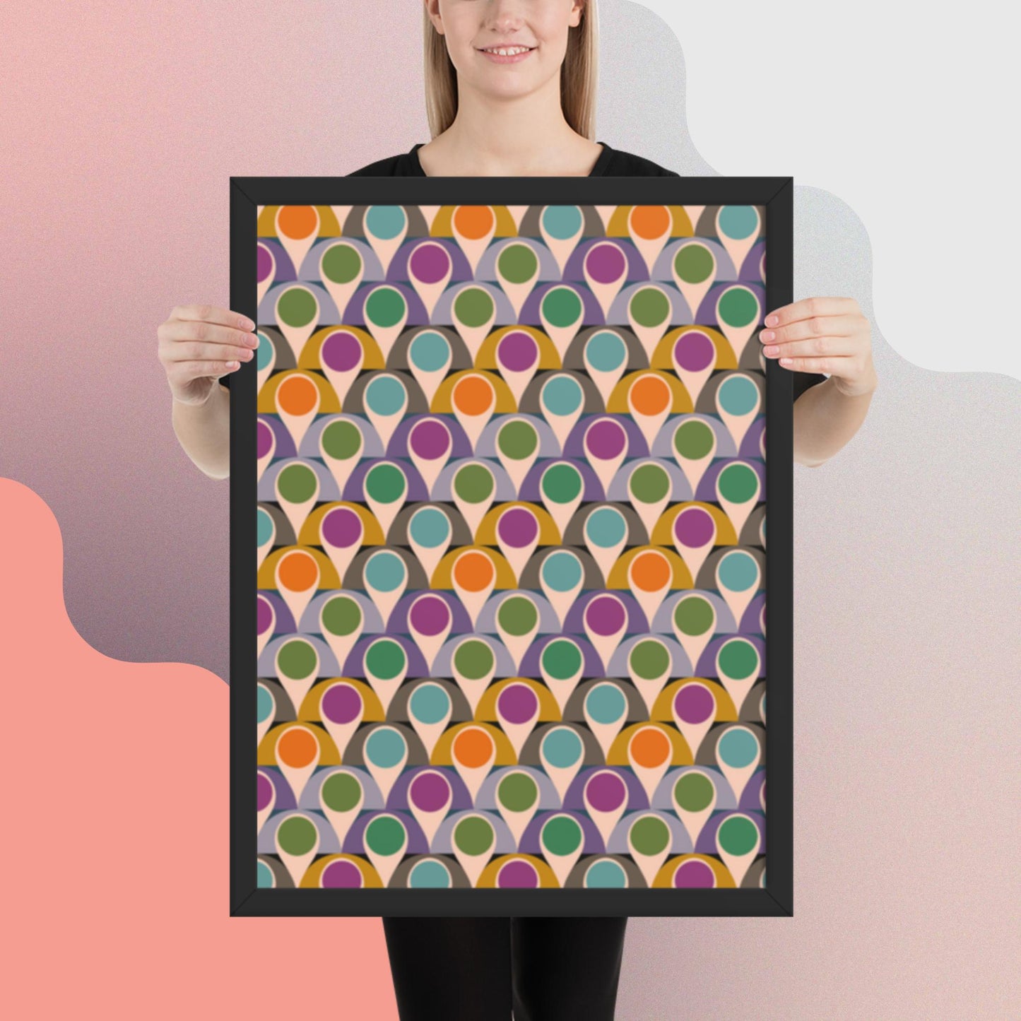 Pattern Art Framed Poster 99
