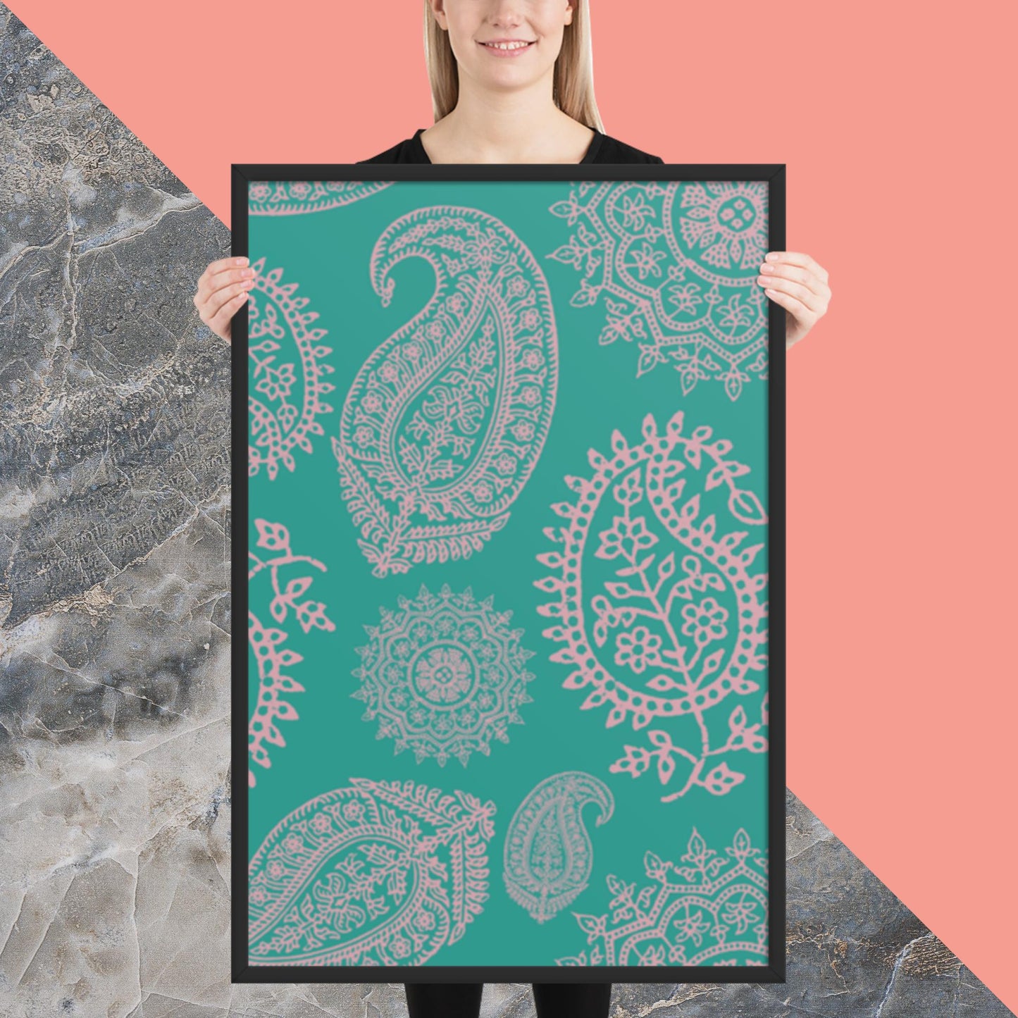 Pattern Art Framed Poster 1