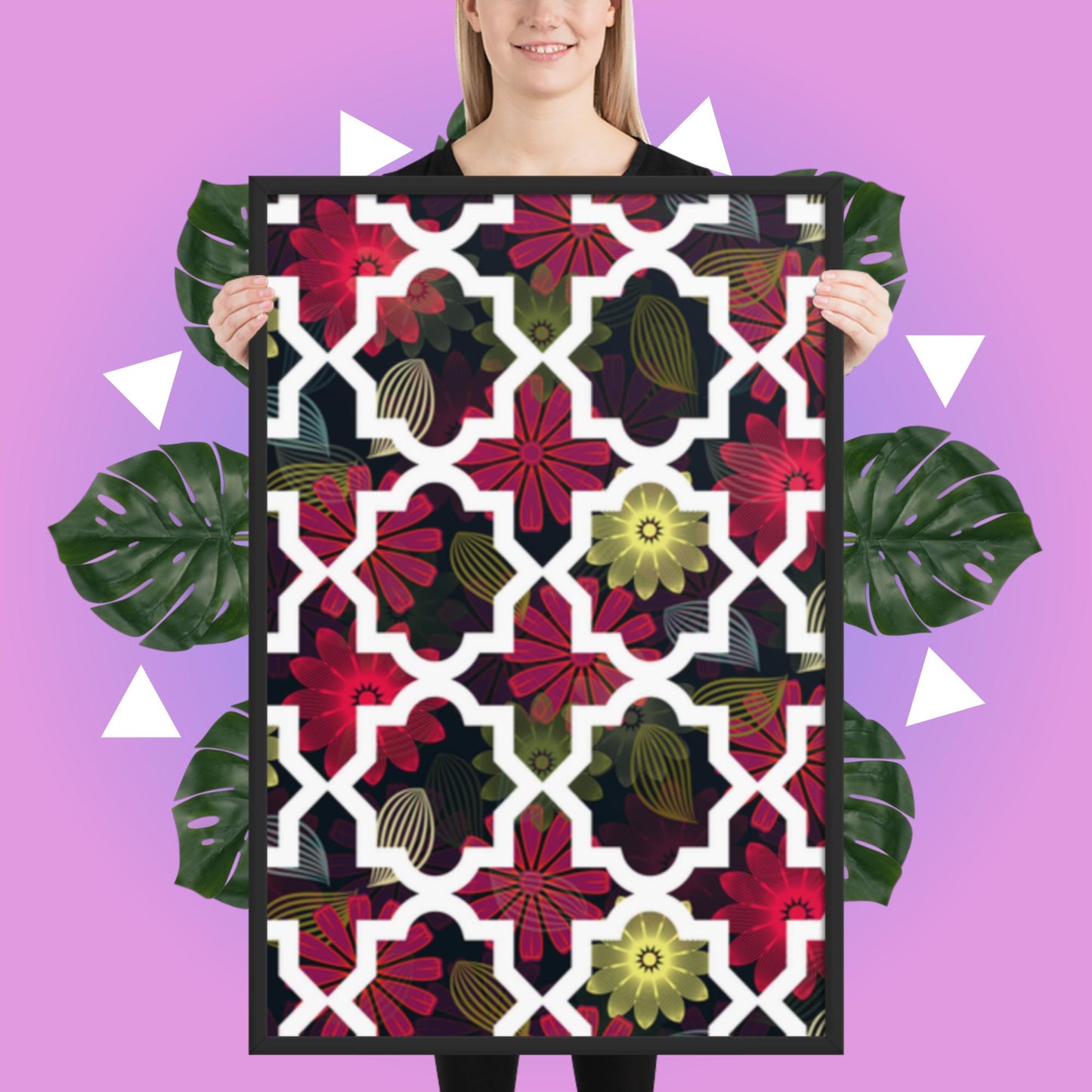 Pattern Art Framed Poster 15