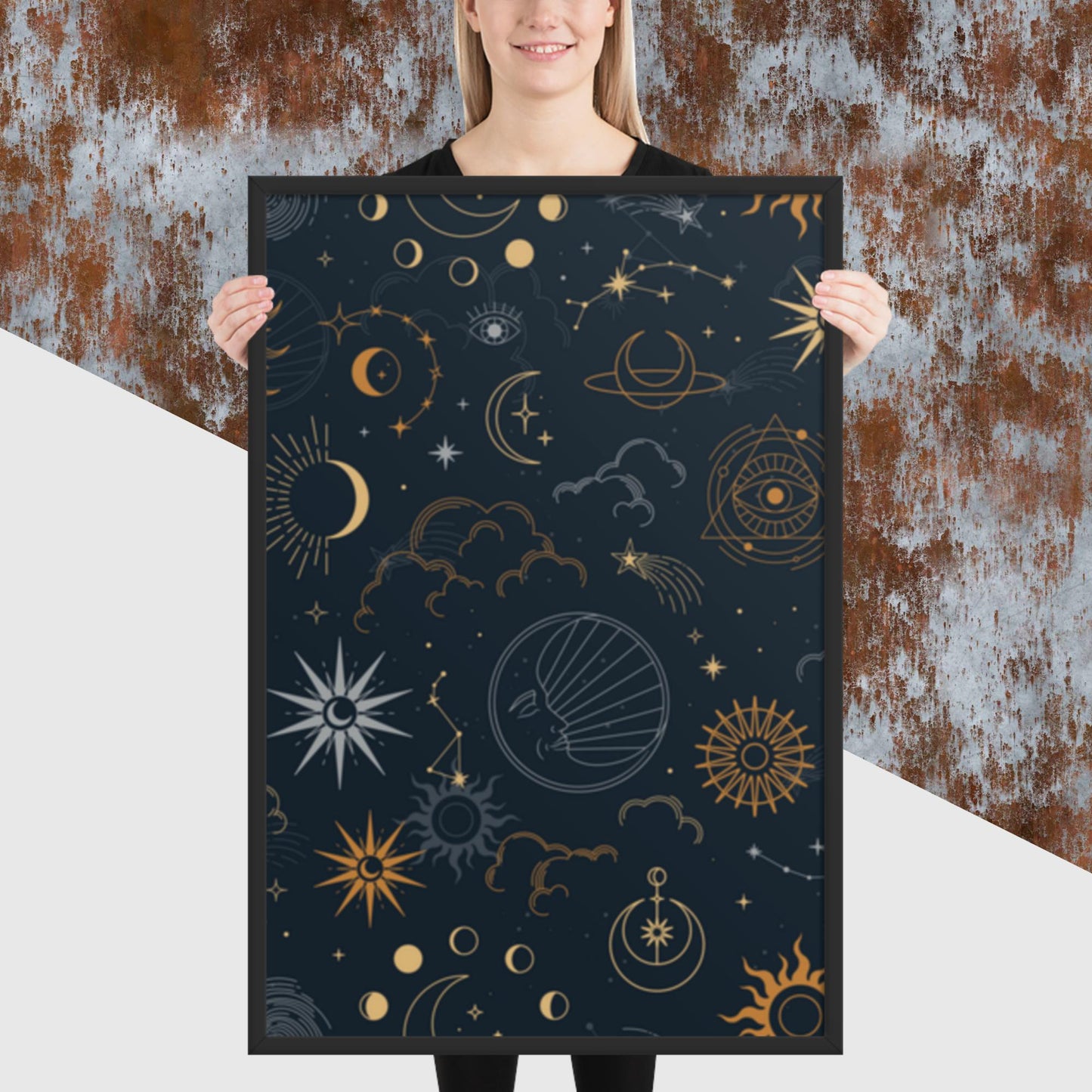 Pattern Art Framed Poster 19