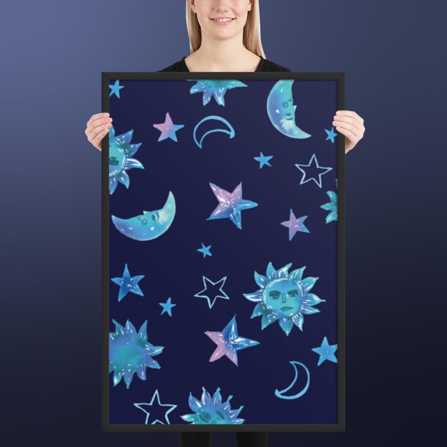 Pattern Art Framed Poster 48