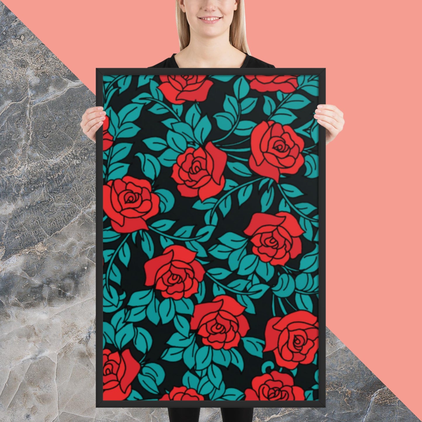 Pattern Art Framed Poster 49