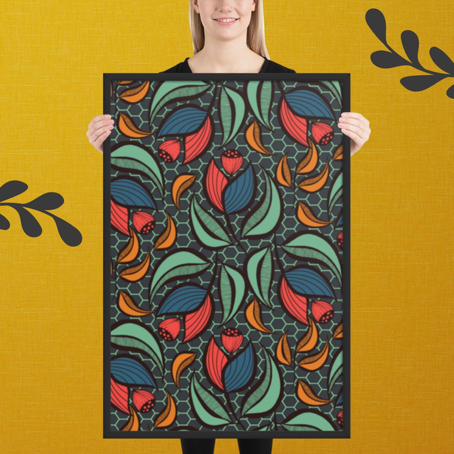 Pattern Art Framed Poster 65