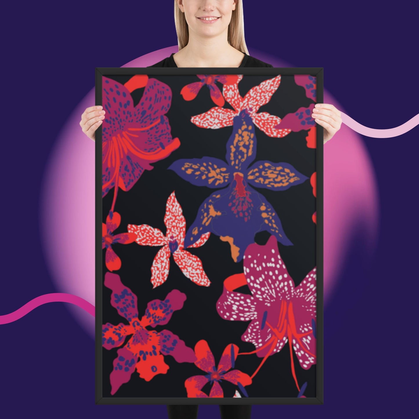 Pattern Art Framed Poster 98