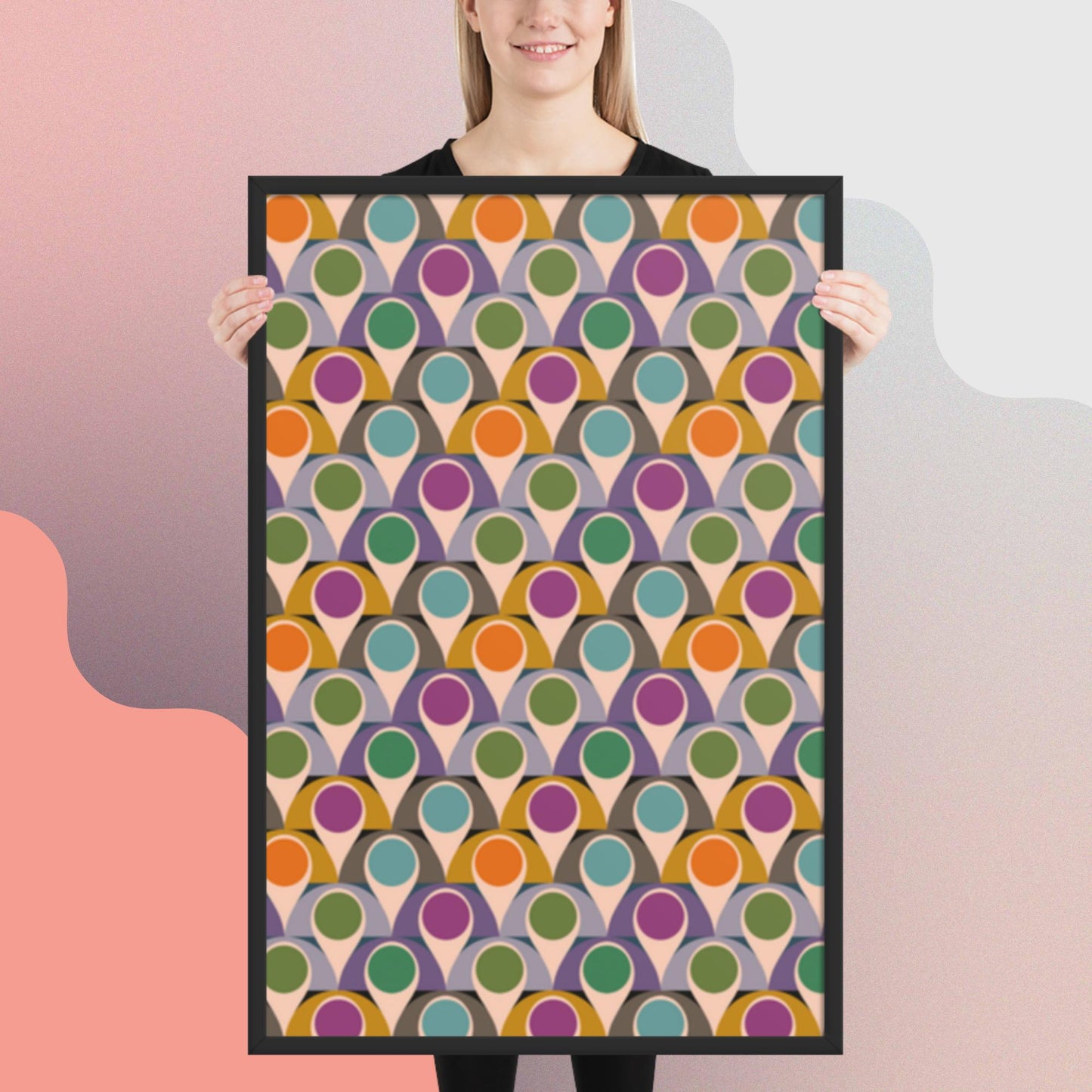 Pattern Art Framed Poster 99