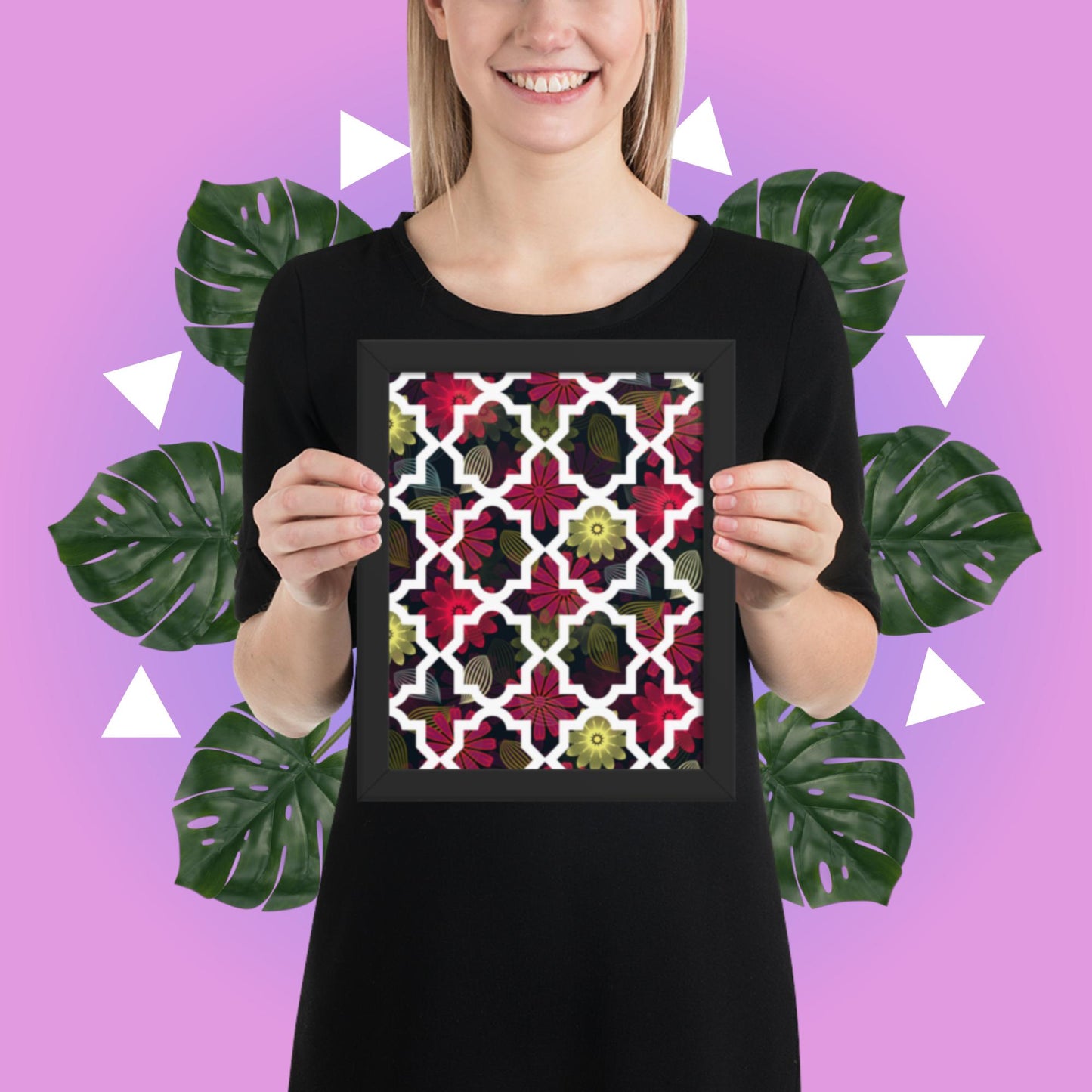 Pattern Art Framed Poster 15