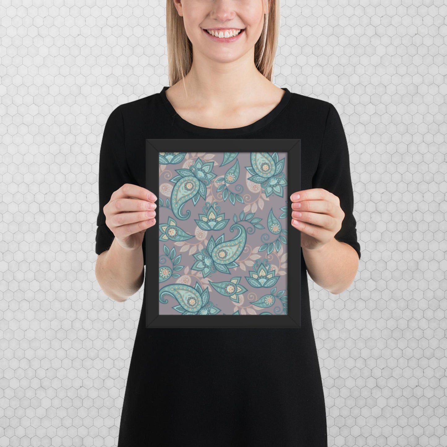 Pattern Art Framed Poster 18