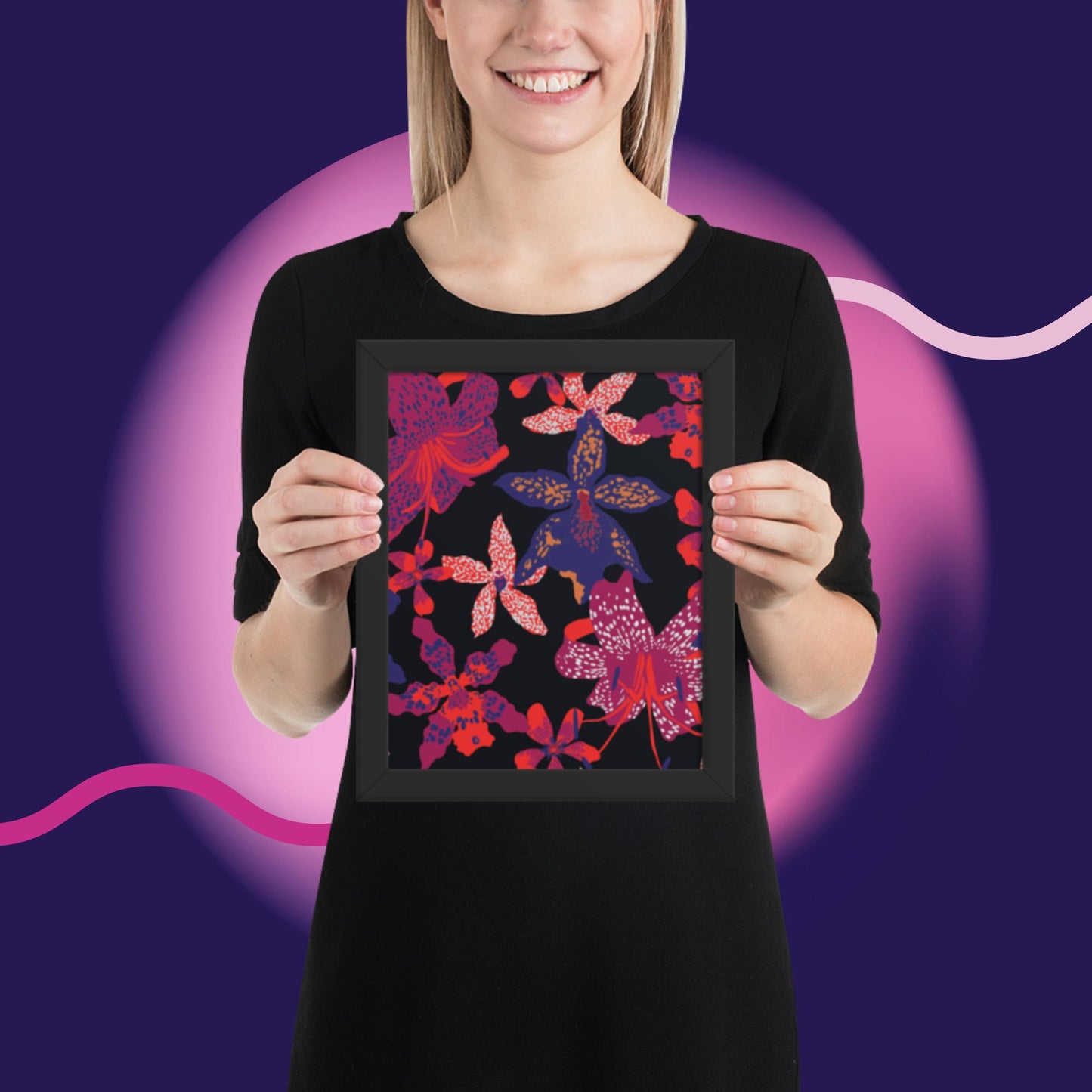 Pattern Art Framed Poster 98